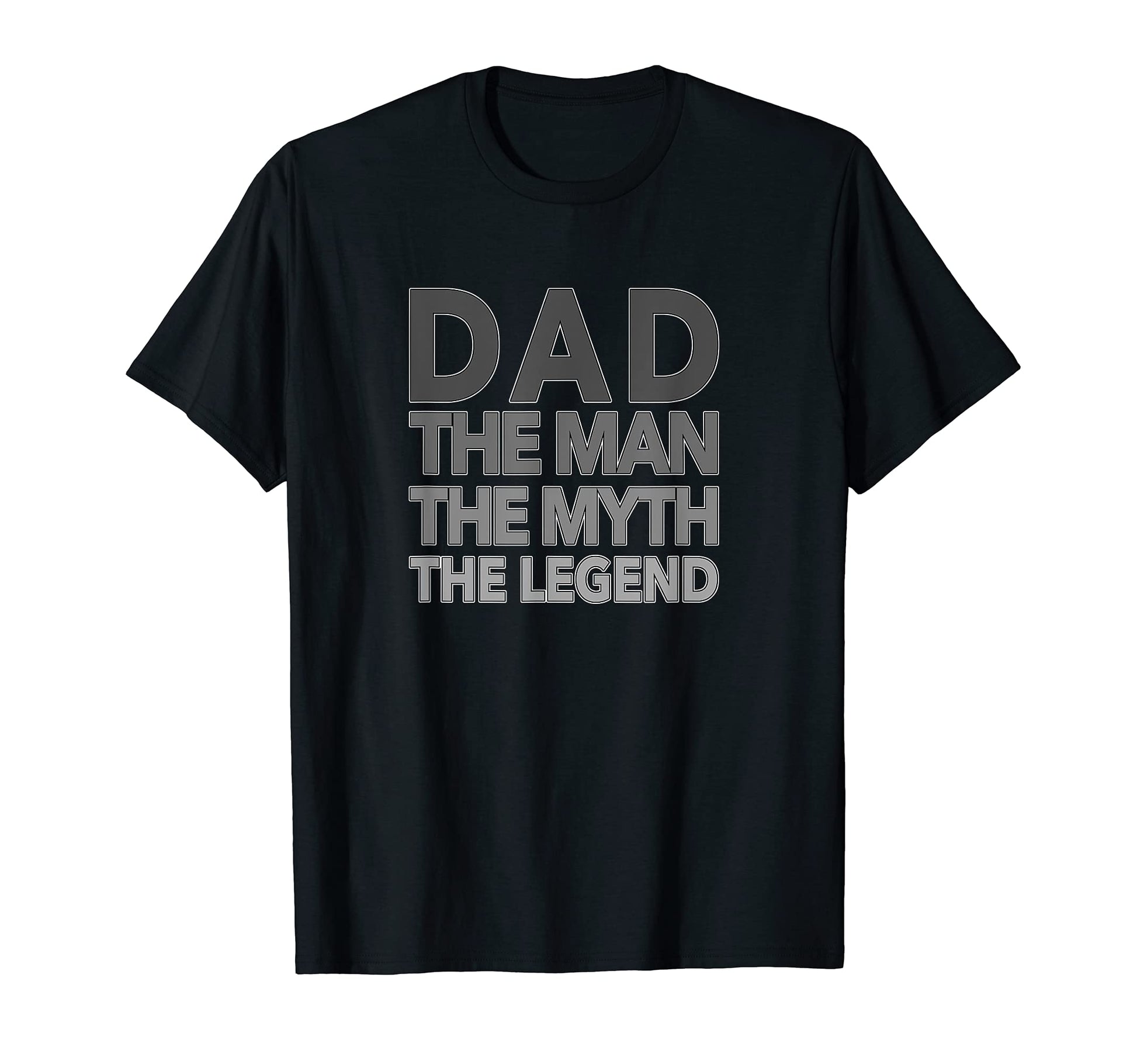Mens Dad Myth Legend T-Shirt - Minimalist Print Men Women - T-Shirt, Sweatshirt, Hoodie