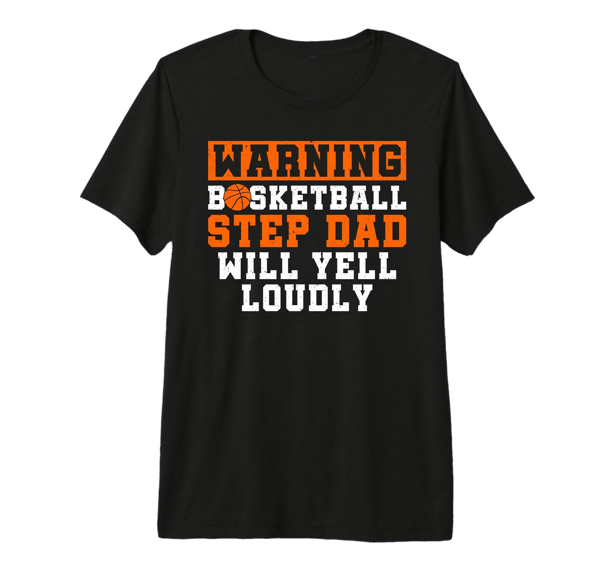 Mens Funny Basketball Step Dad T-Shirt - Aesthetic Graphic Unisex - T-Shirt, Sweatshirt, Hoodie