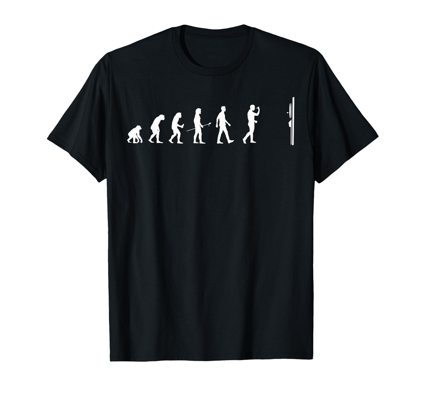 Mens Darts Evolution Dart Player T-Shirt - Unique Graphic Men Women - T-Shirt, Sweatshirt, Hoodie