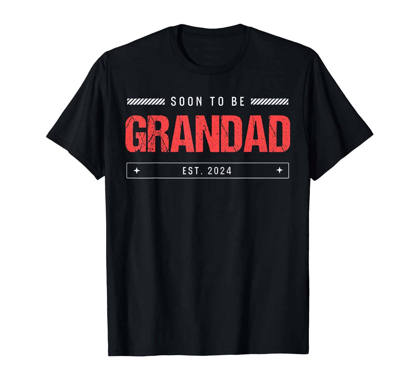 Soon To Be Grandad Est 2024 Promoted T-Shirt - Minimalist Print Men Women - T-Shirt, Sweatshirt, Hoodie