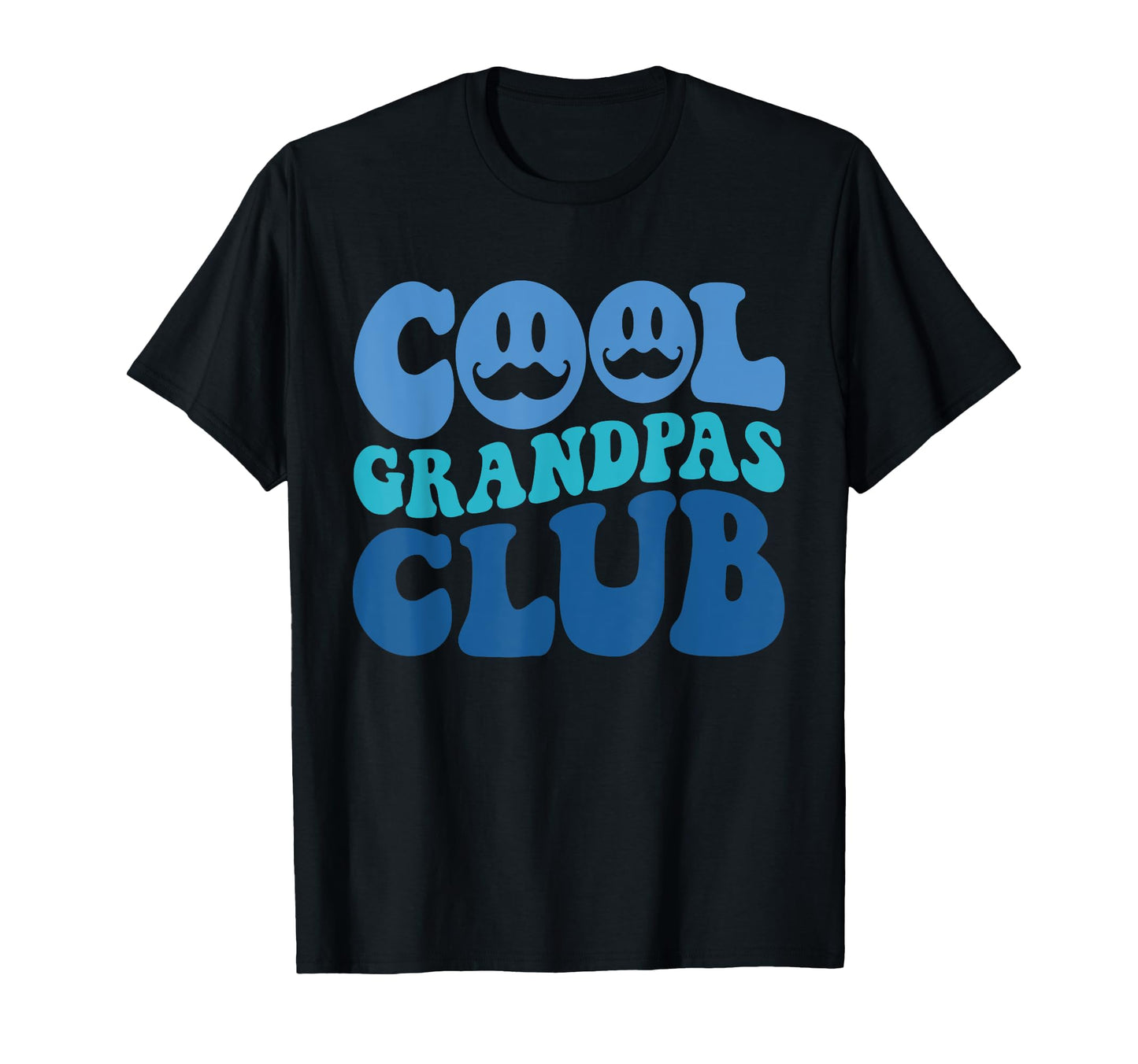 Grandpas Club Smile Face Best Papa T-Shirt - Aesthetic Graphic for Adults - T-Shirt, Sweatshirt, Hoodie