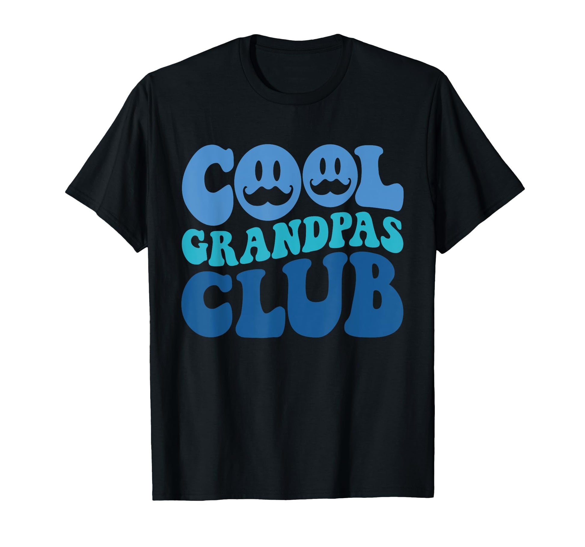 Grandpas Club Smile Face Best Papa T-Shirt - Aesthetic Graphic for Adults - T-Shirt, Sweatshirt, Hoodie