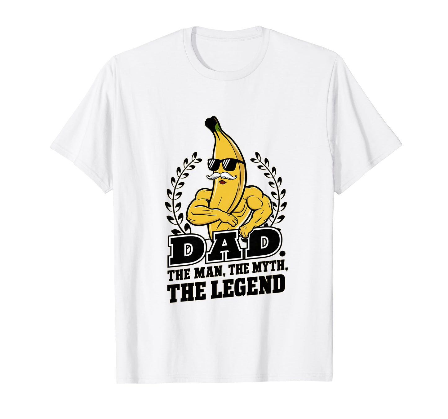 Dad Myth Legend Kawaii Banana Fathers T-Shirt - Trendy Graphic for Adults - T-Shirt, Sweatshirt, Hoodie