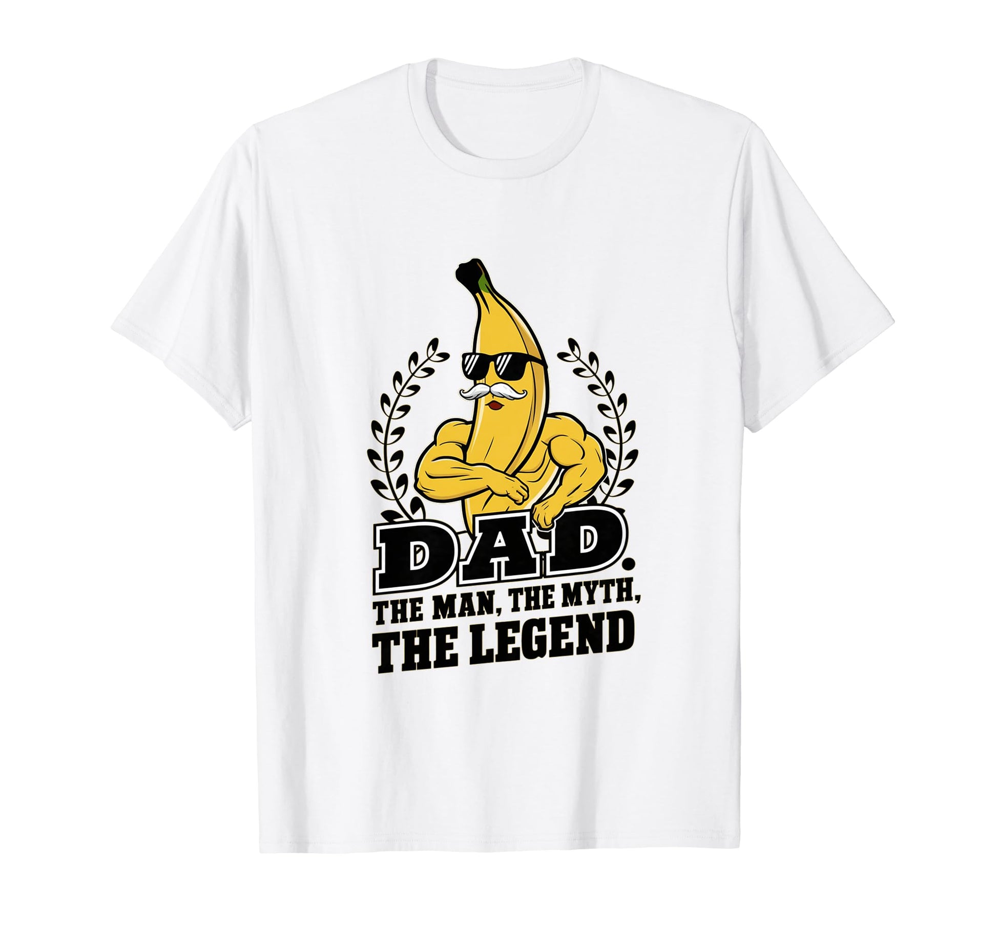 Dad Myth Legend Kawaii Banana Fathers T-Shirt - Trendy Graphic for Adults - T-Shirt, Sweatshirt, Hoodie