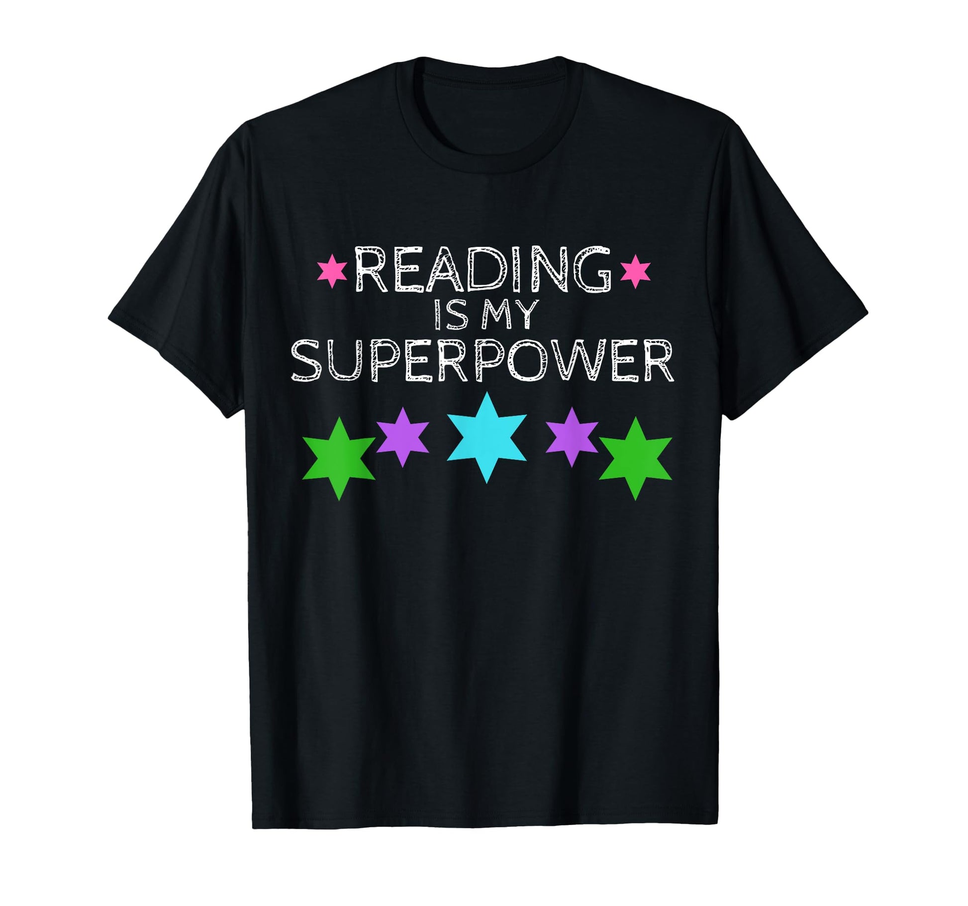 Reading Is My Superpower Book Lover Reader T-Shirt - Unique Graphic Unisex - T-Shirt, Sweatshirt, Hoodie