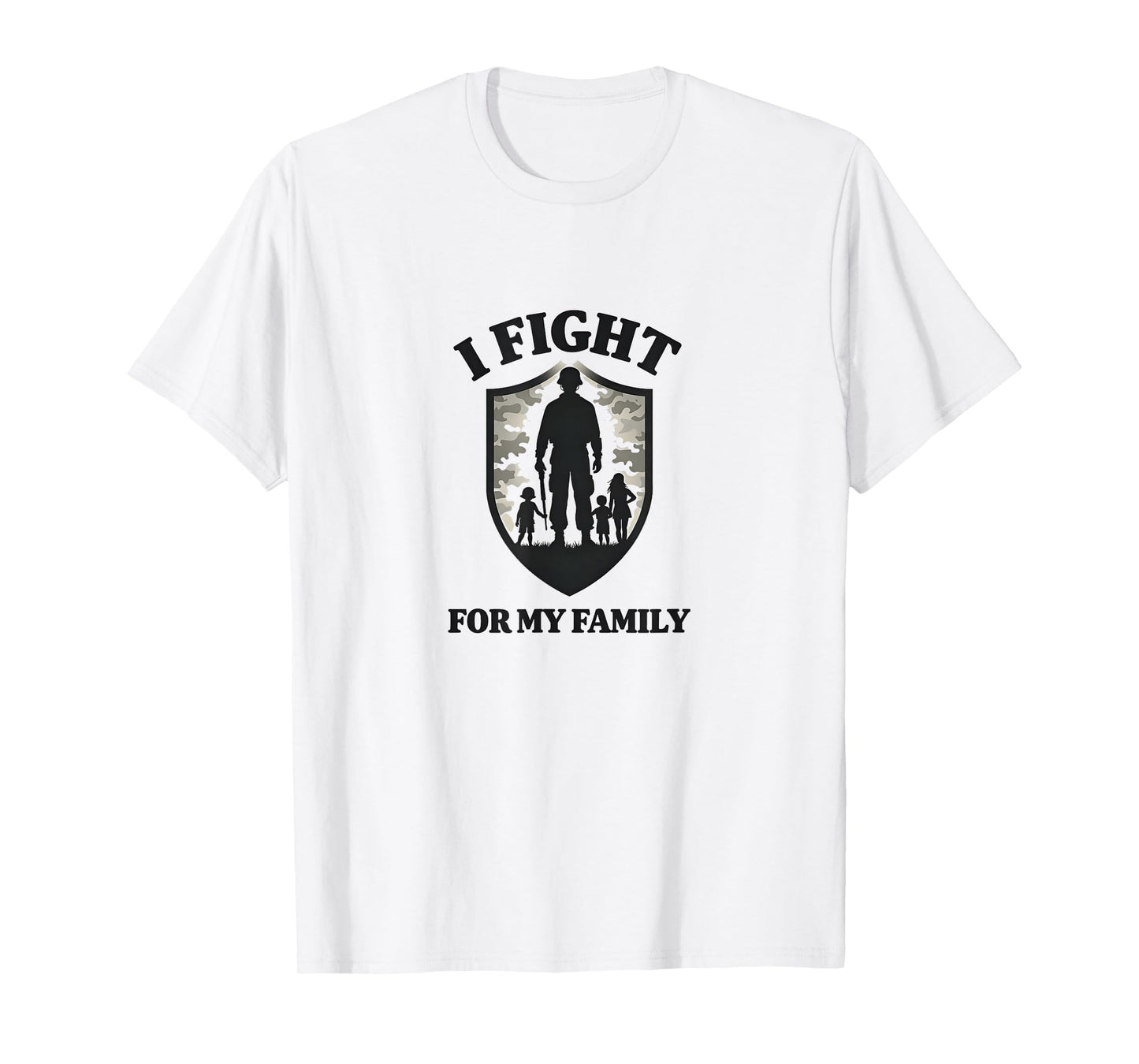 Army Dads I Fight My Family Military T-Shirt - Novelty Apparel for Adults - T-Shirt, Sweatshirt, Hoodie