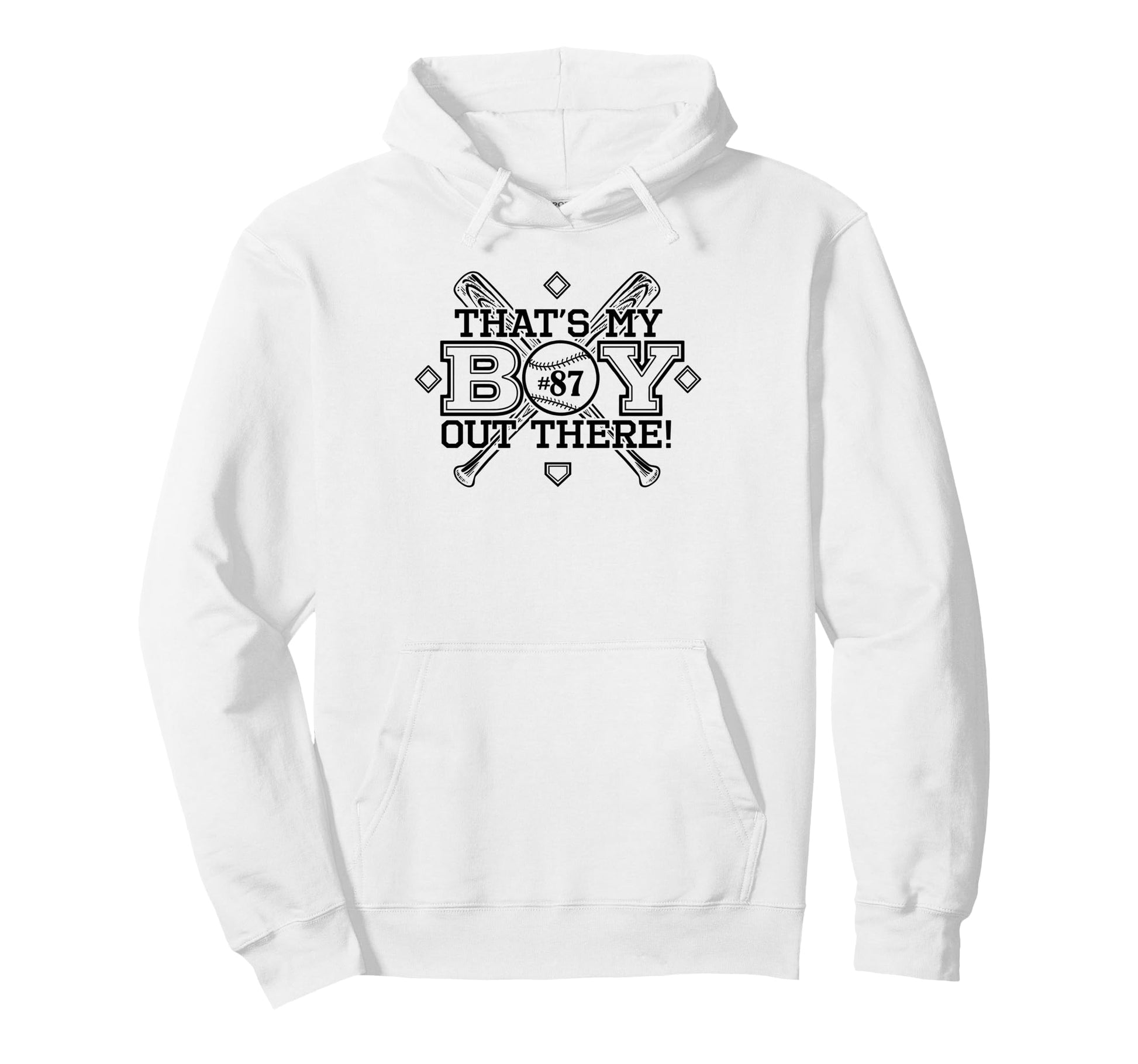 Baseball Mom Dad Thats My Proud Parent Hoodie - Streetwear Style Men Women - T-Shirt, Sweatshirt, Hoodie