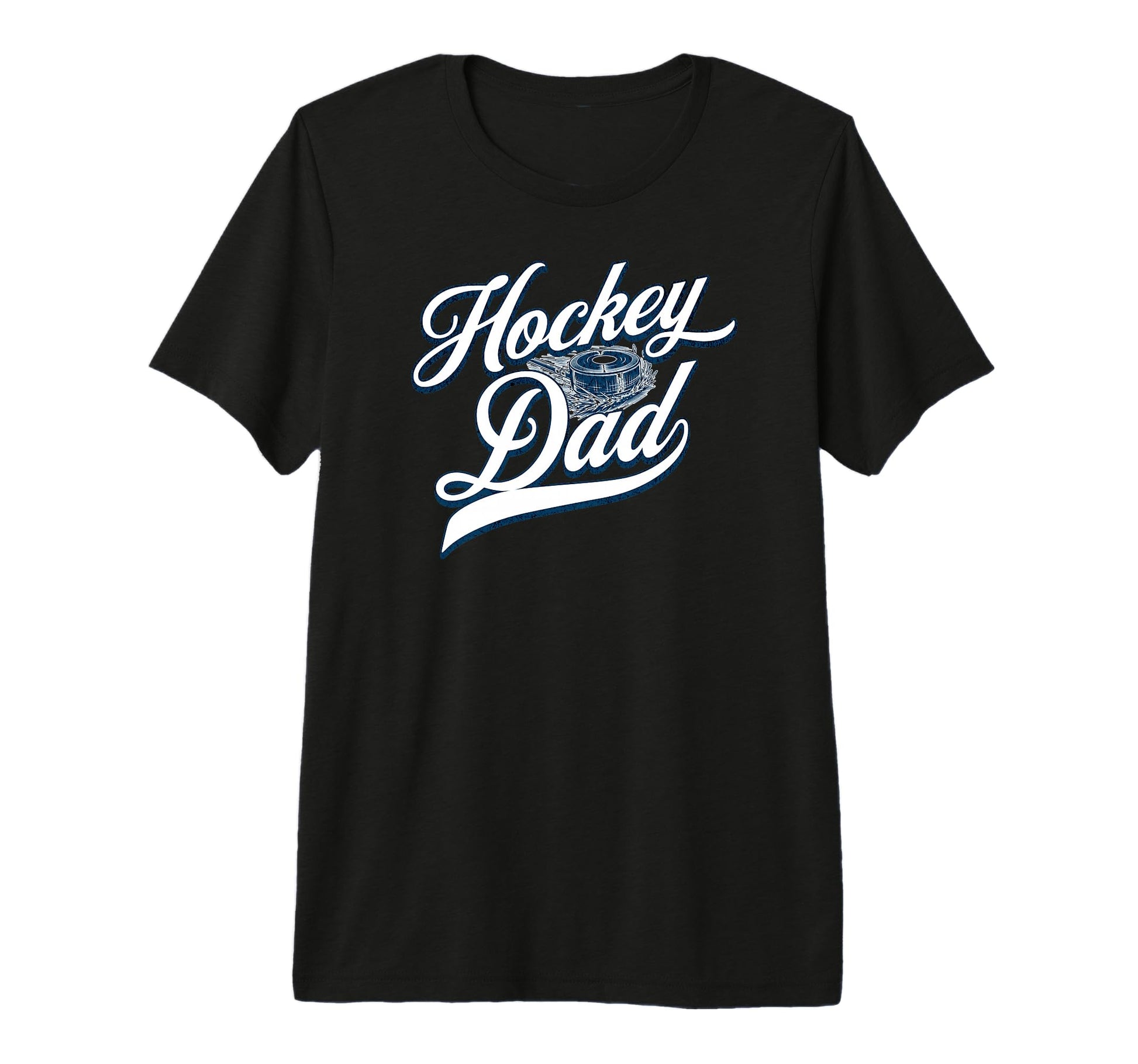 Hockey Dad American Ice Hockey T-Shirt - Casual Everyday Wear Men Women - T-Shirt, Sweatshirt, Hoodie