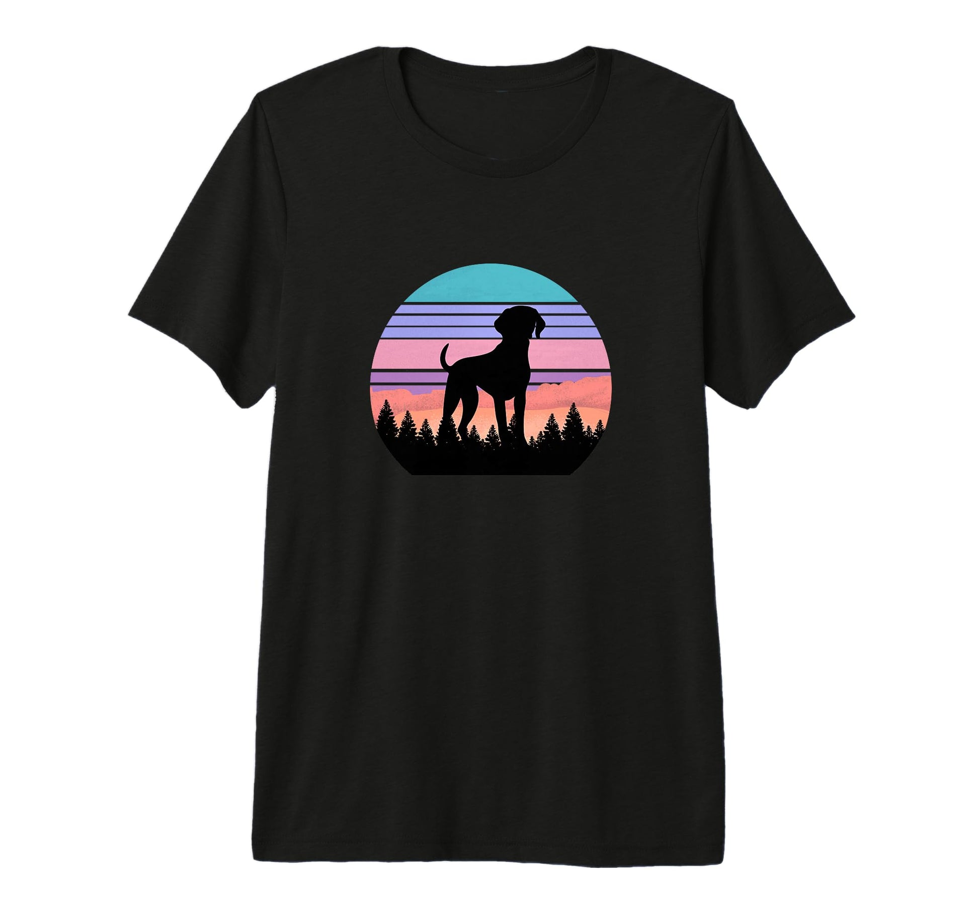 German Shorthaired Pointer Dog Sunset T-Shirt - Streetwear Style Unisex - T-Shirt, Sweatshirt, Hoodie