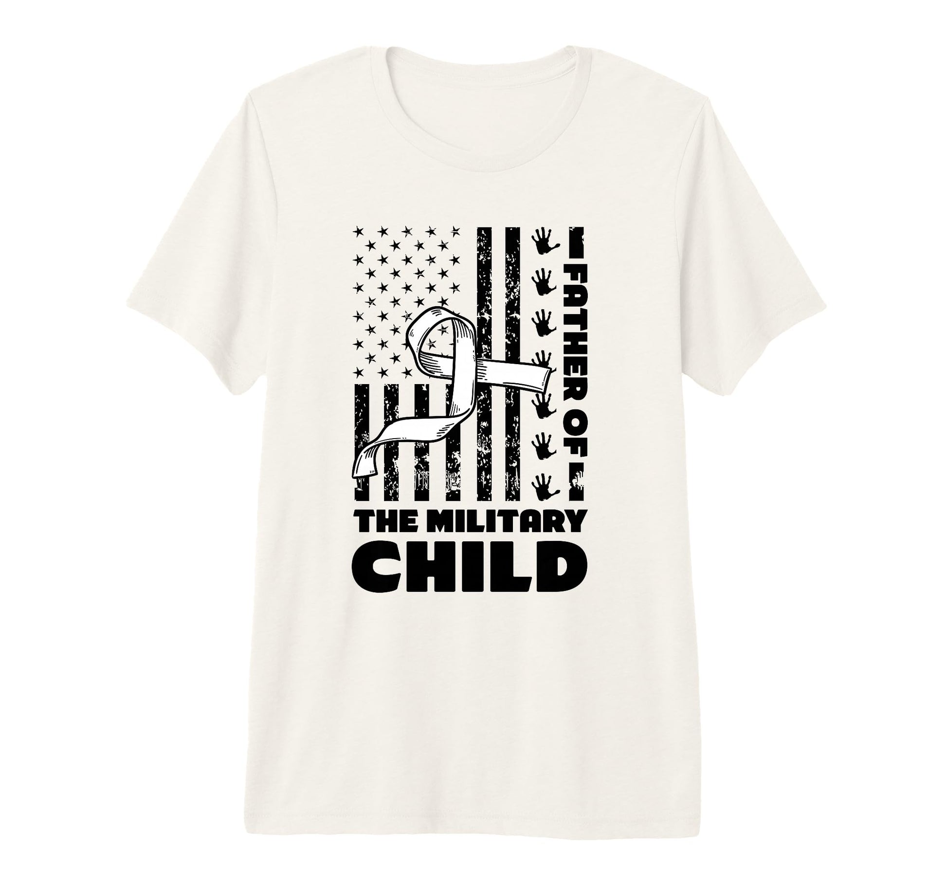 Mens Dad Father Military Child Tri Blend T-Shirt - Trendy Graphic Unisex - T-Shirt, Sweatshirt, Hoodie