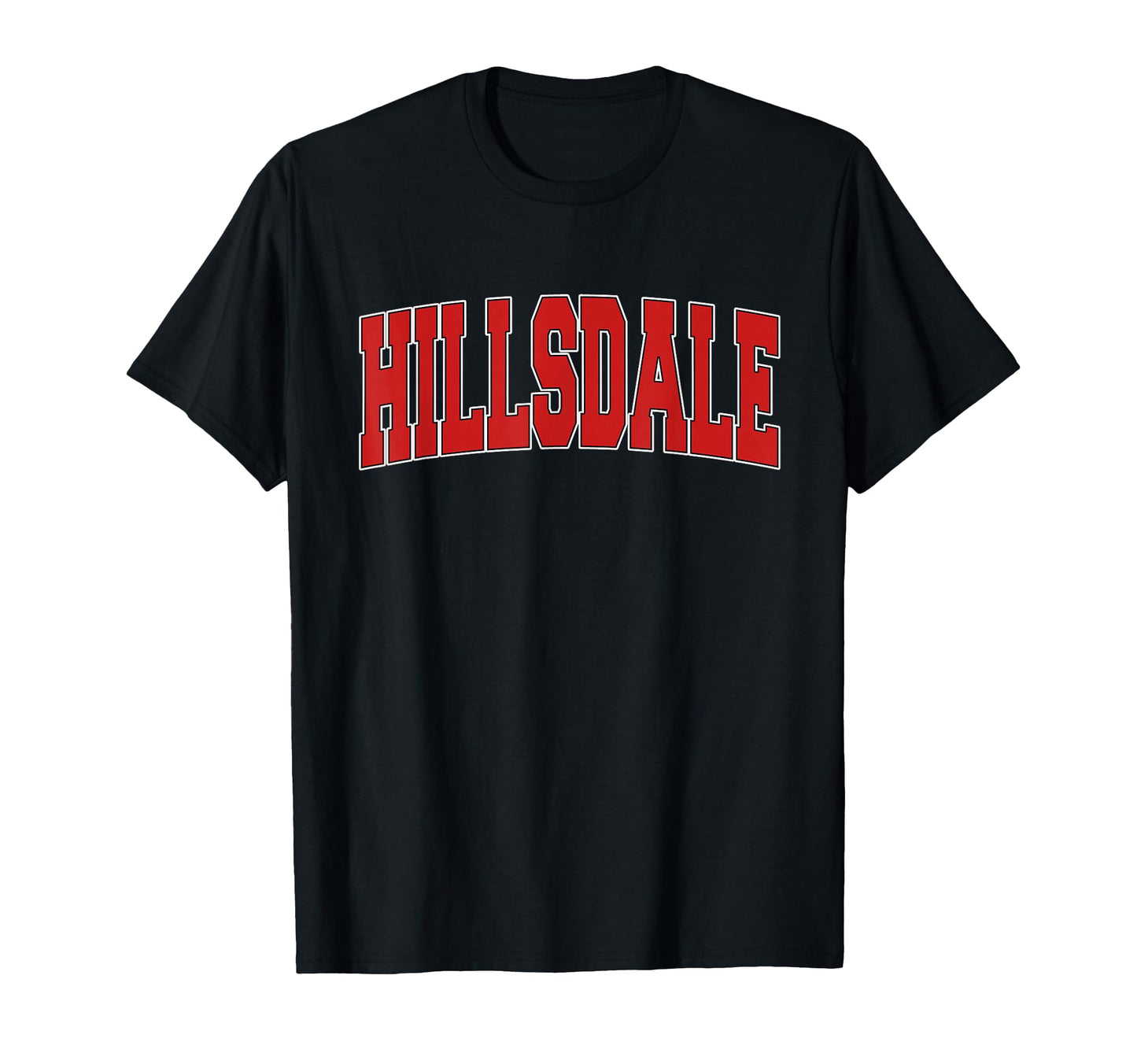 Hillsdale Mi Michigan Varsity Usa T-Shirt - Trendy Graphic for Adults - T-Shirt, Sweatshirt, Hoodie