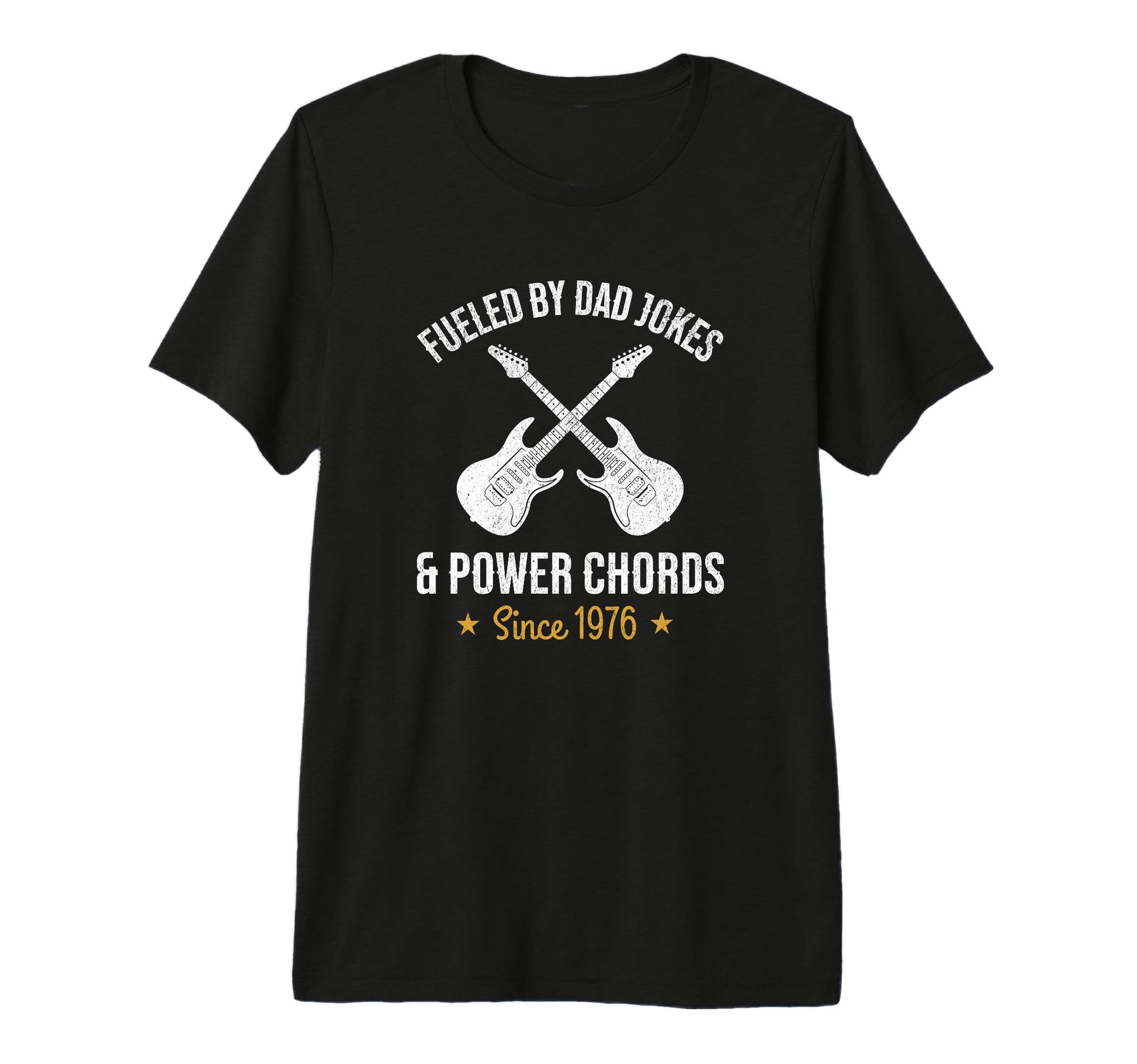 Guitar Dad Jokes Power Chords Since T-Shirt - Fun Novelty Design Men Women - T-Shirt, Sweatshirt, Hoodie