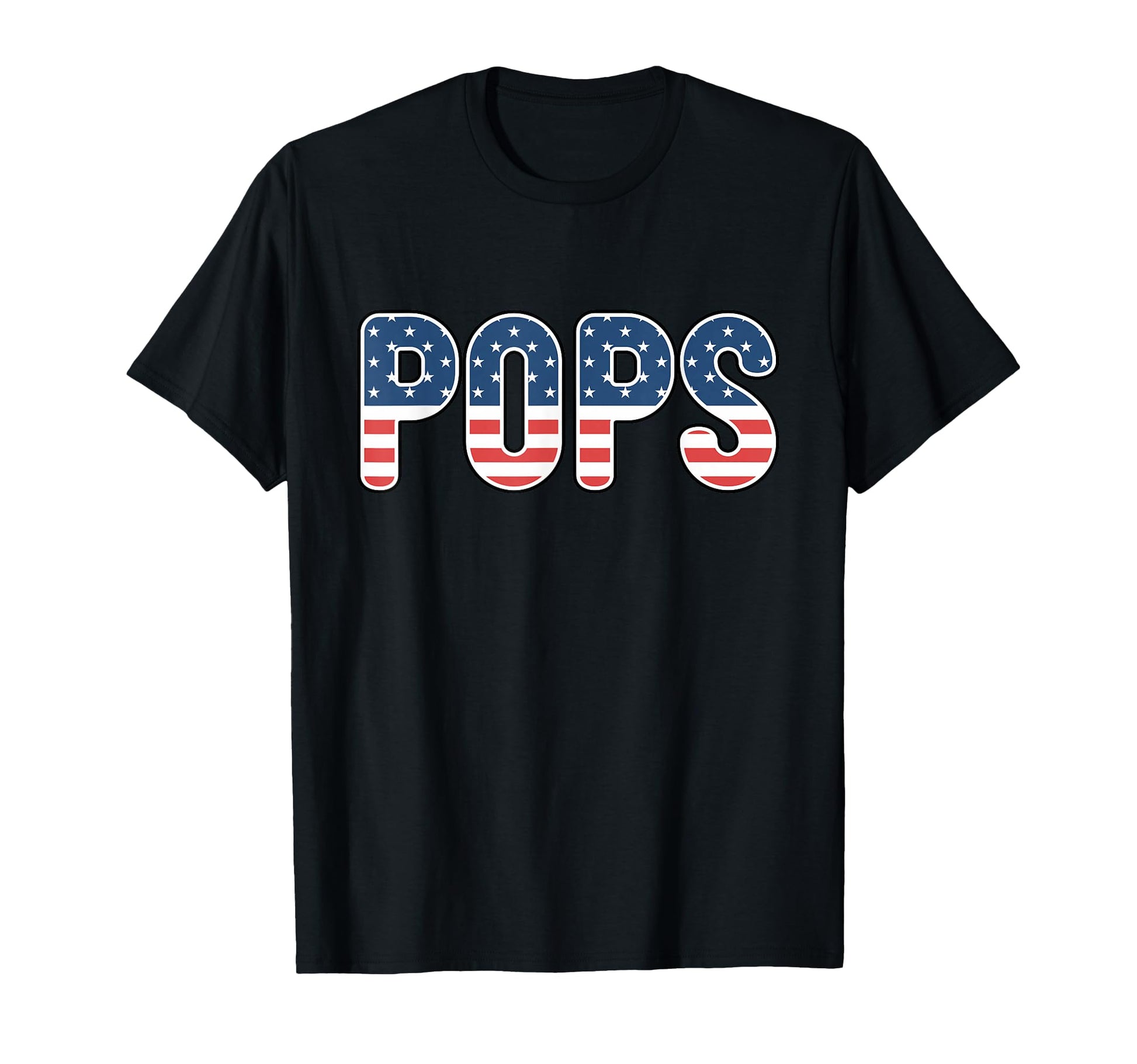 Pops American Flag Patriotic Usa 4Th T-Shirt - Trendy Graphic Men Women - T-Shirt, Sweatshirt, Hoodie