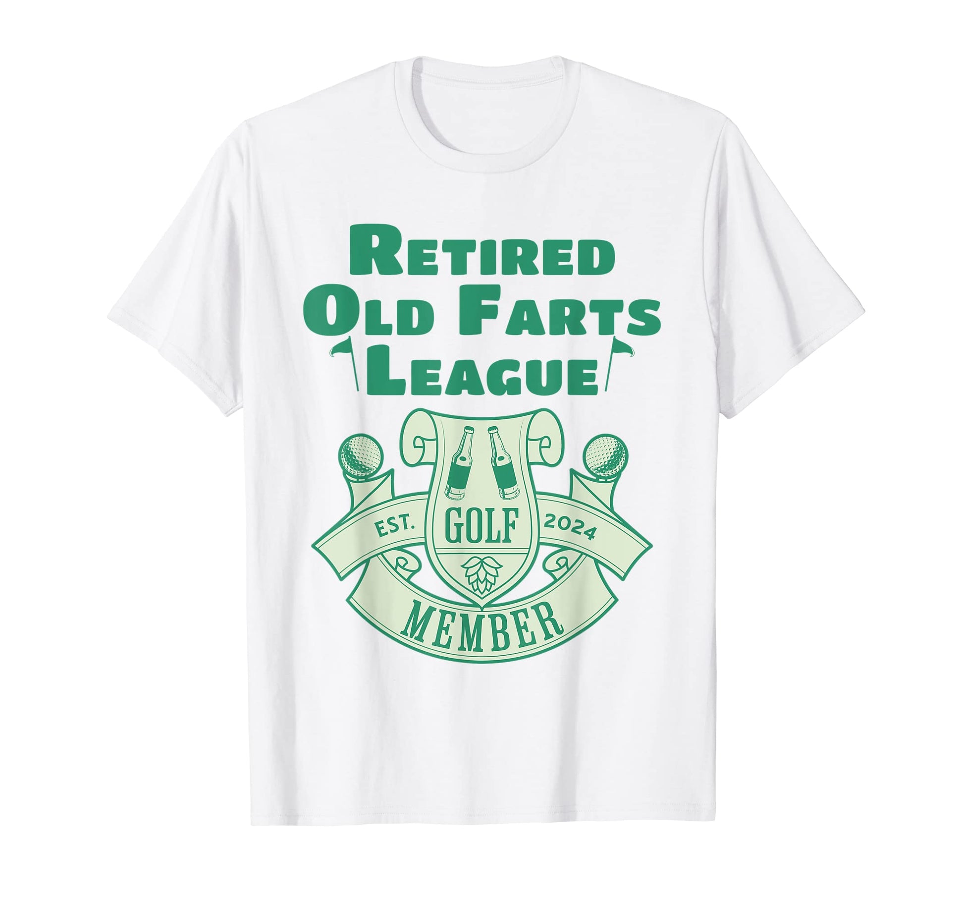 Mens Mens Golf Retirement 2024 T-Shirt - Minimalist Print Men Women - T-Shirt, Sweatshirt, Hoodie