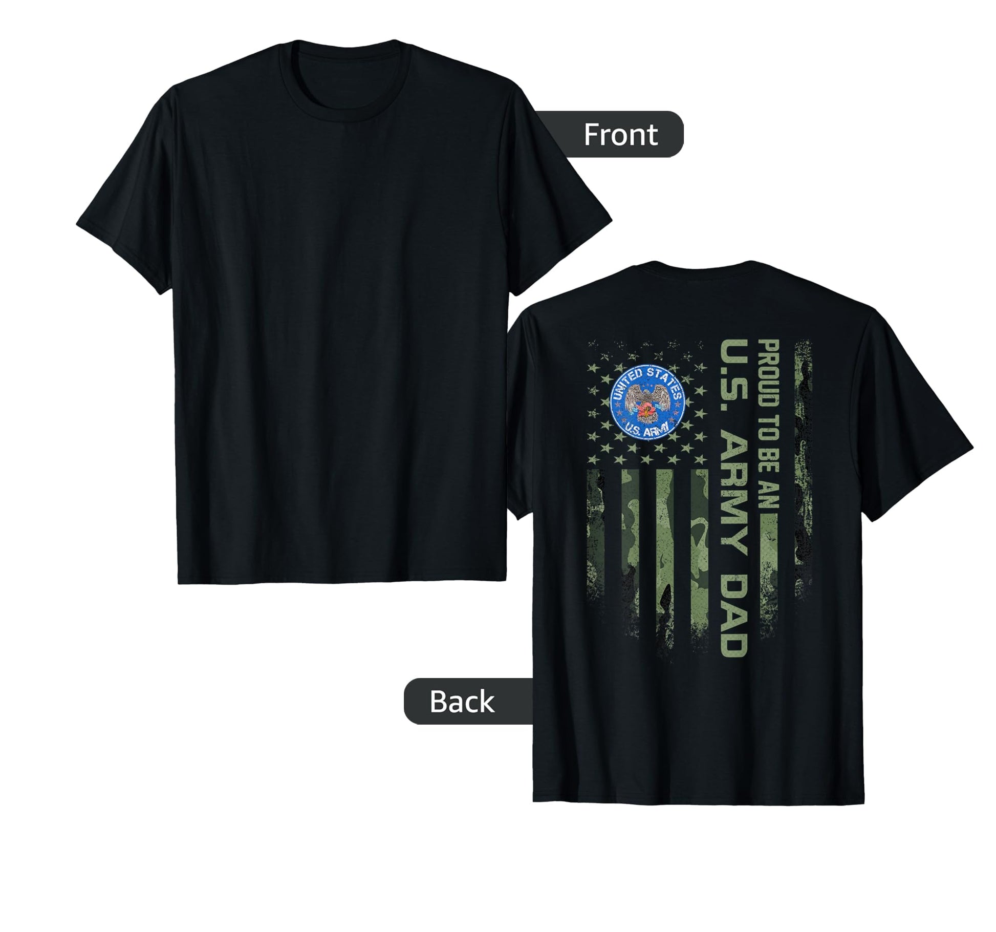 Usa Flag Proud To Be Us Army Veteran T-Shirt - Trendy Graphic Men Women - T-Shirt, Sweatshirt, Hoodie