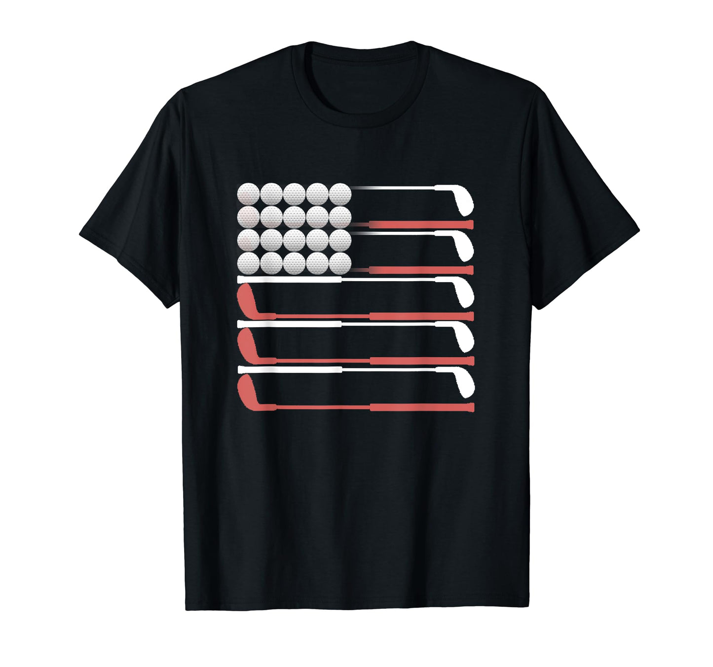 Golf American Flag Golf Dad And T-Shirt - Trendy Graphic Unisex - T-Shirt, Sweatshirt, Hoodie