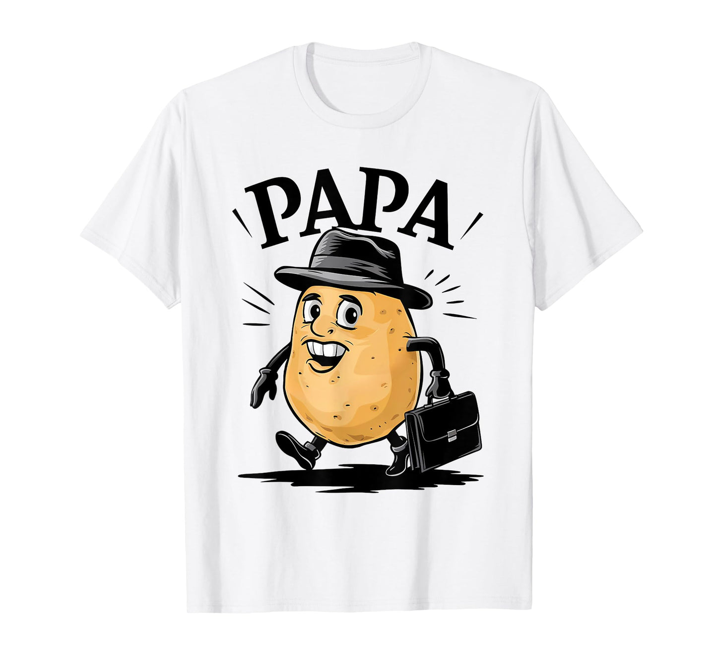Papa Potato Foodie Dad Daddy Father T-Shirt - Streetwear Style for Adults - T-Shirt, Sweatshirt, Hoodie