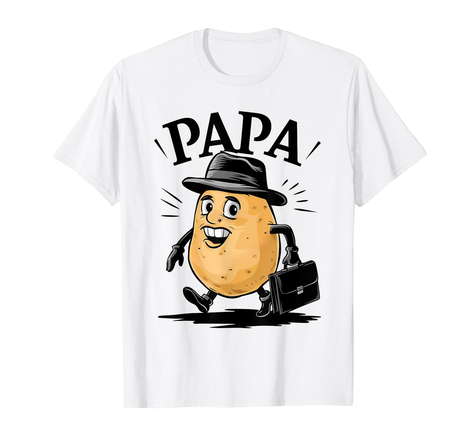 Papa Potato Foodie Dad Daddy Father T-Shirt - Streetwear Style for Adults - T-Shirt, Sweatshirt, Hoodie