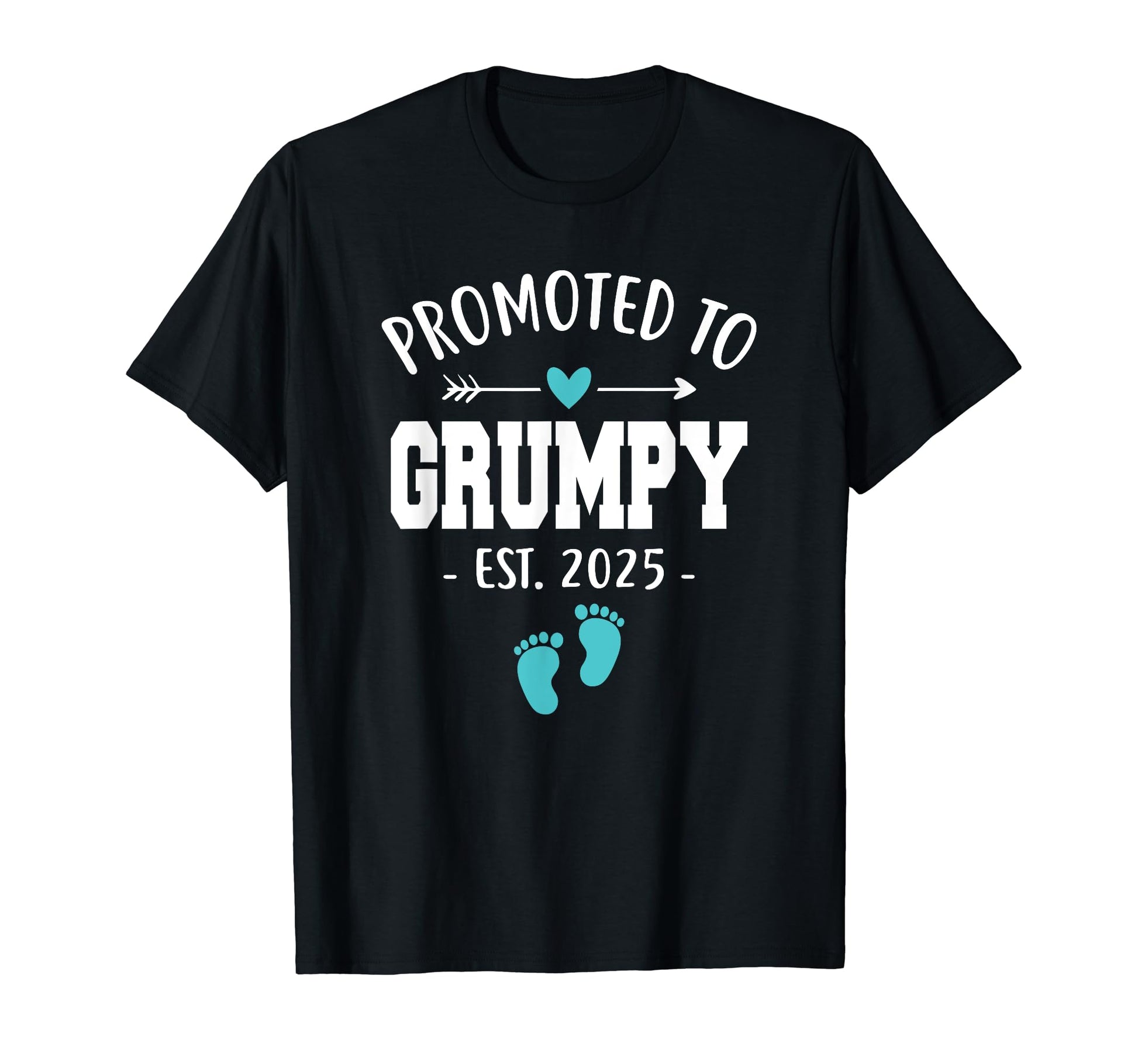 Mens Promoted To Grumpy Est 2025 Funny T-Shirt - Trendy Graphic Men Women - T-Shirt, Sweatshirt, Hoodie