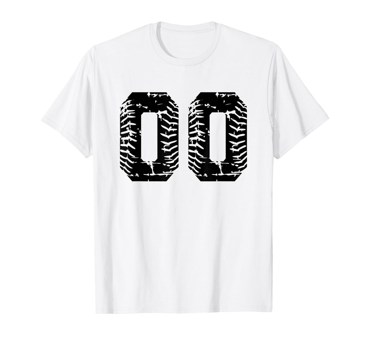 Baseball Softball Number 00 T-Shirt - Novelty Apparel for Adults - T-Shirt, Sweatshirt, Hoodie