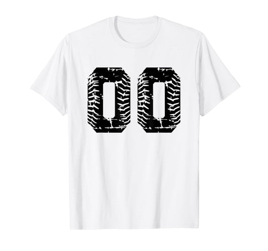 Baseball Softball Number 00 T-Shirt - Novelty Apparel for Adults - T-Shirt, Sweatshirt, Hoodie