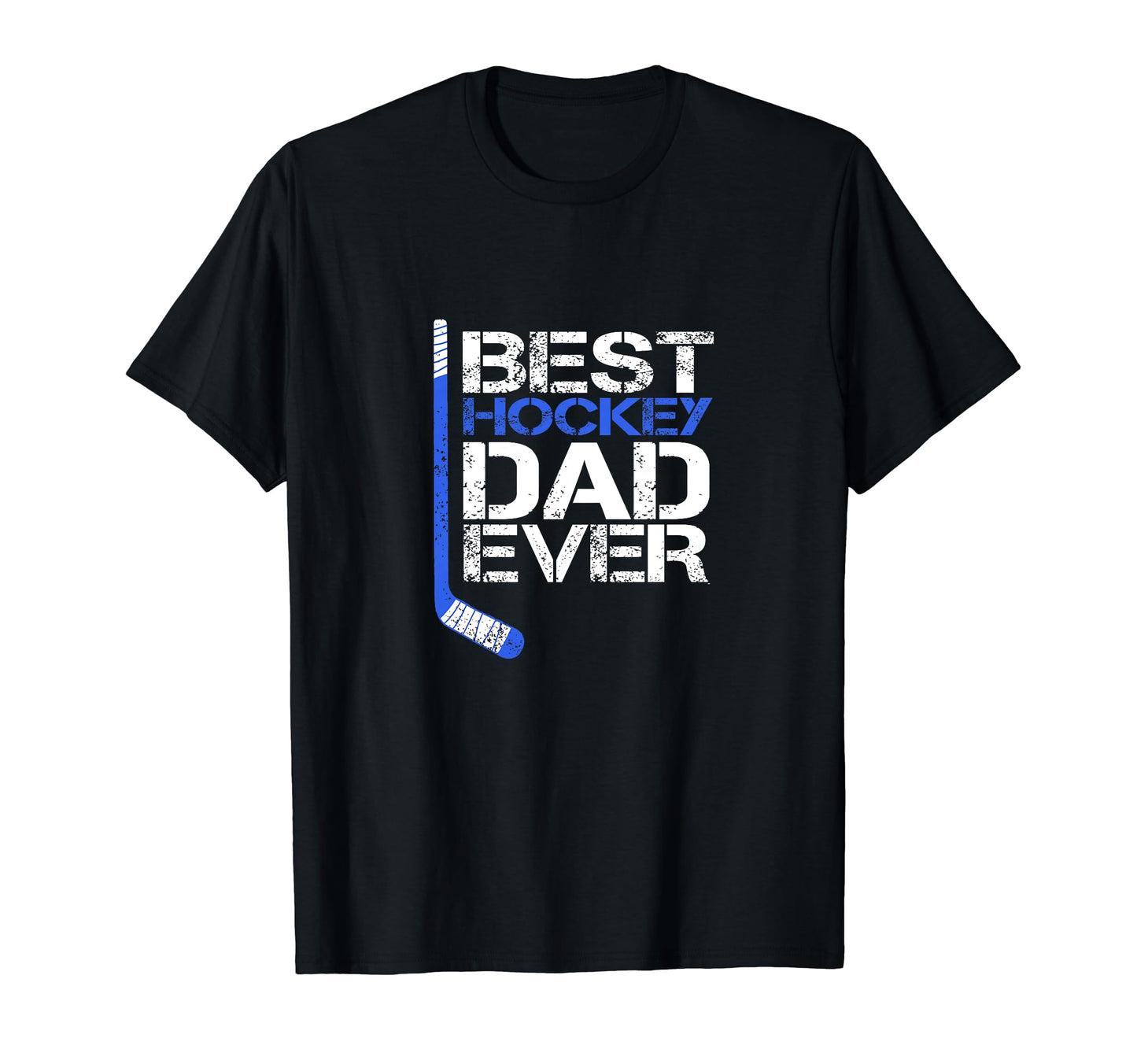 Funny Hockey Fathers Day Hockey Dad Best T-Shirt - Minimalist Print Unisex - T-Shirt, Sweatshirt, Hoodie