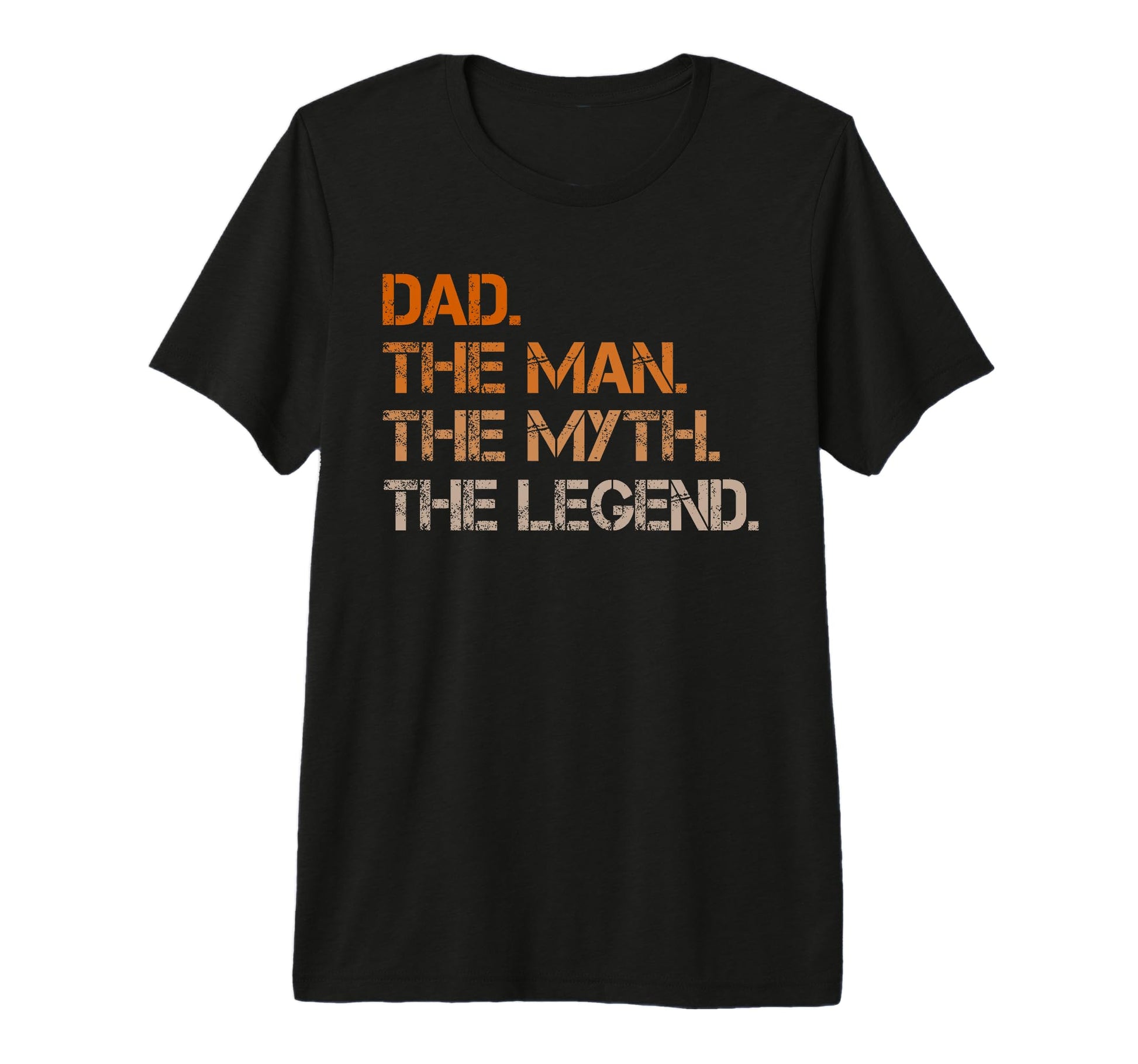 Dad Myth Legend Dad Papa Gifts Mens T-Shirt - Custom Art Print Men Women - T-Shirt, Sweatshirt, Hoodie