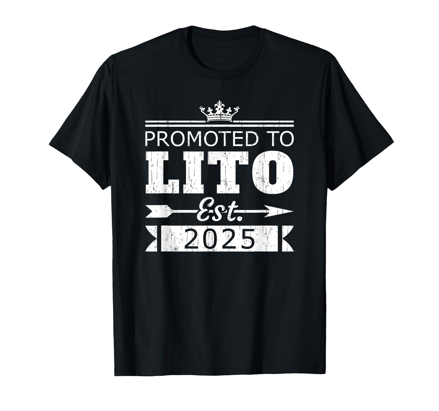 Promoted To Lito Est 2025 New T-Shirt - Fun Novelty Design for Adults - T-Shirt, Sweatshirt, Hoodie