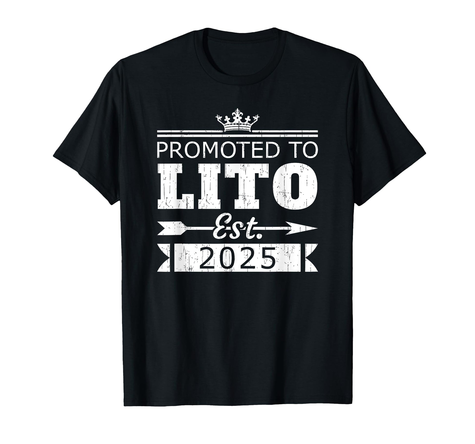 Promoted To Lito Est 2025 New T-Shirt - Fun Novelty Design for Adults - T-Shirt, Sweatshirt, Hoodie