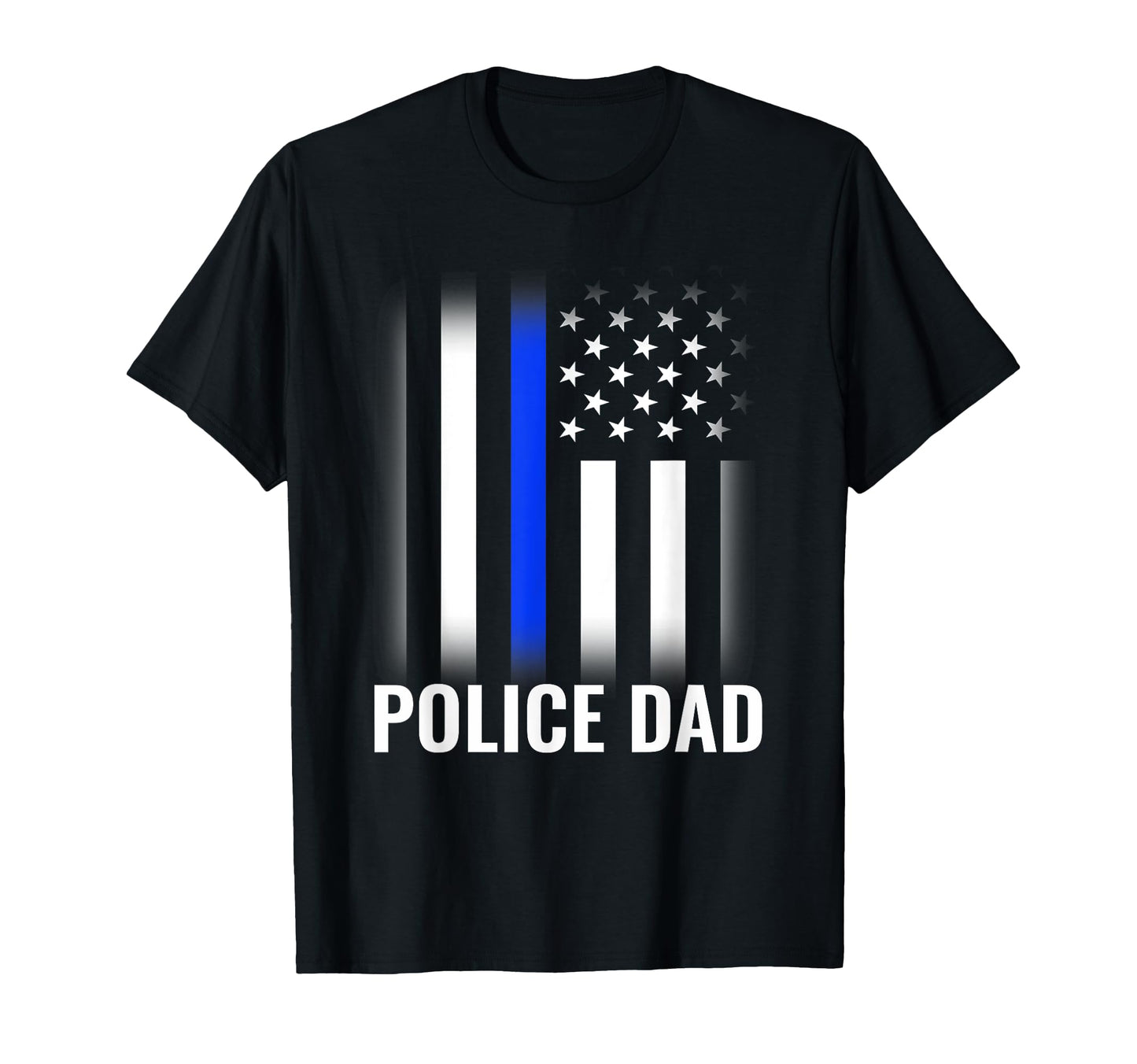 Police Flag Police Dad T-Shirt - Graphic Print for Adults - T-Shirt, Sweatshirt, Hoodie