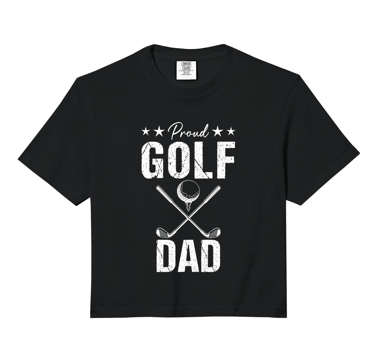 Proud Golf Dad Game Day Sports Parent T-Shirt - Novelty Apparel Men Women - T-Shirt, Sweatshirt, Hoodie