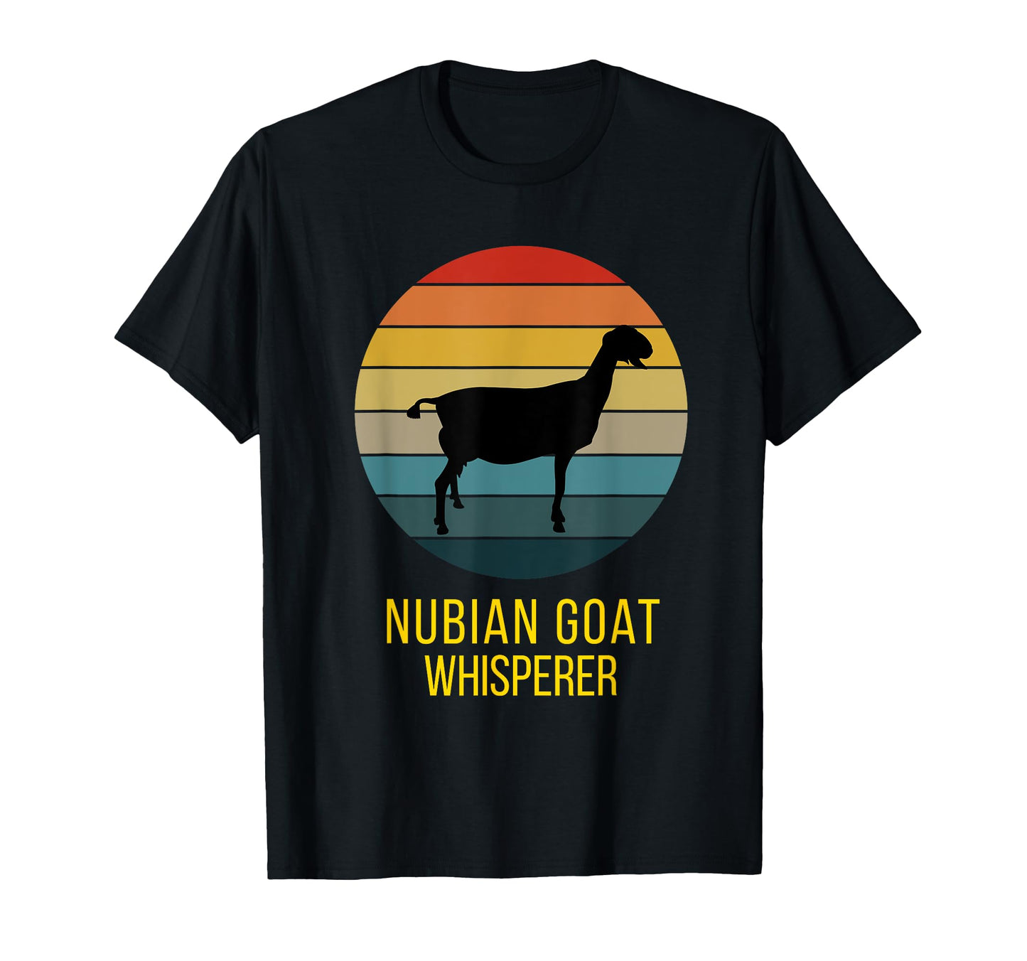 Happy Goats Nubian Goat Whisperer T-Shirt - Fun Novelty Design Men Women - T-Shirt, Sweatshirt, Hoodie