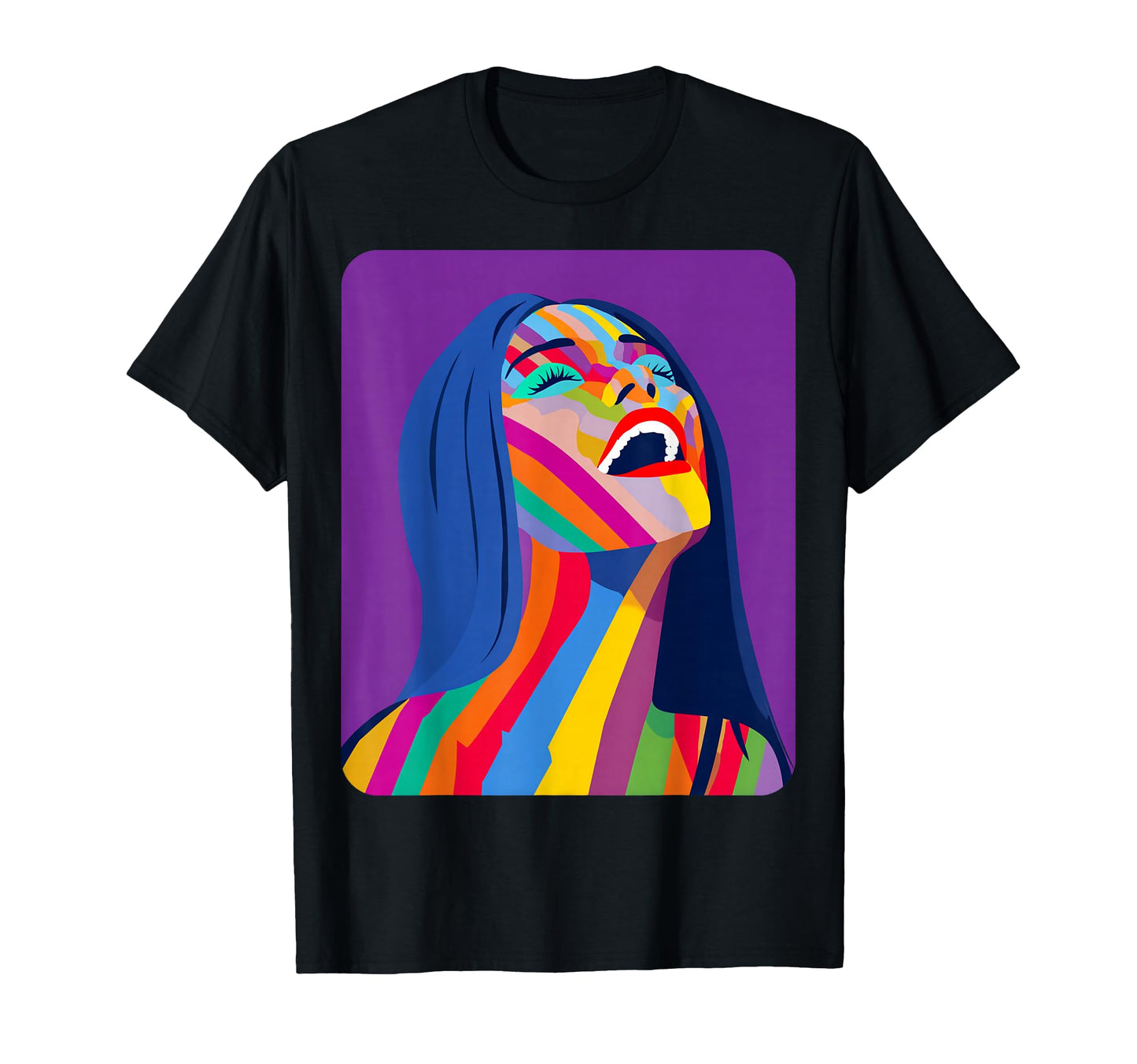 Pop Art Colorful Womens Designer T-Shirt - Minimalist Print Men Women - T-Shirt, Sweatshirt, Hoodie
