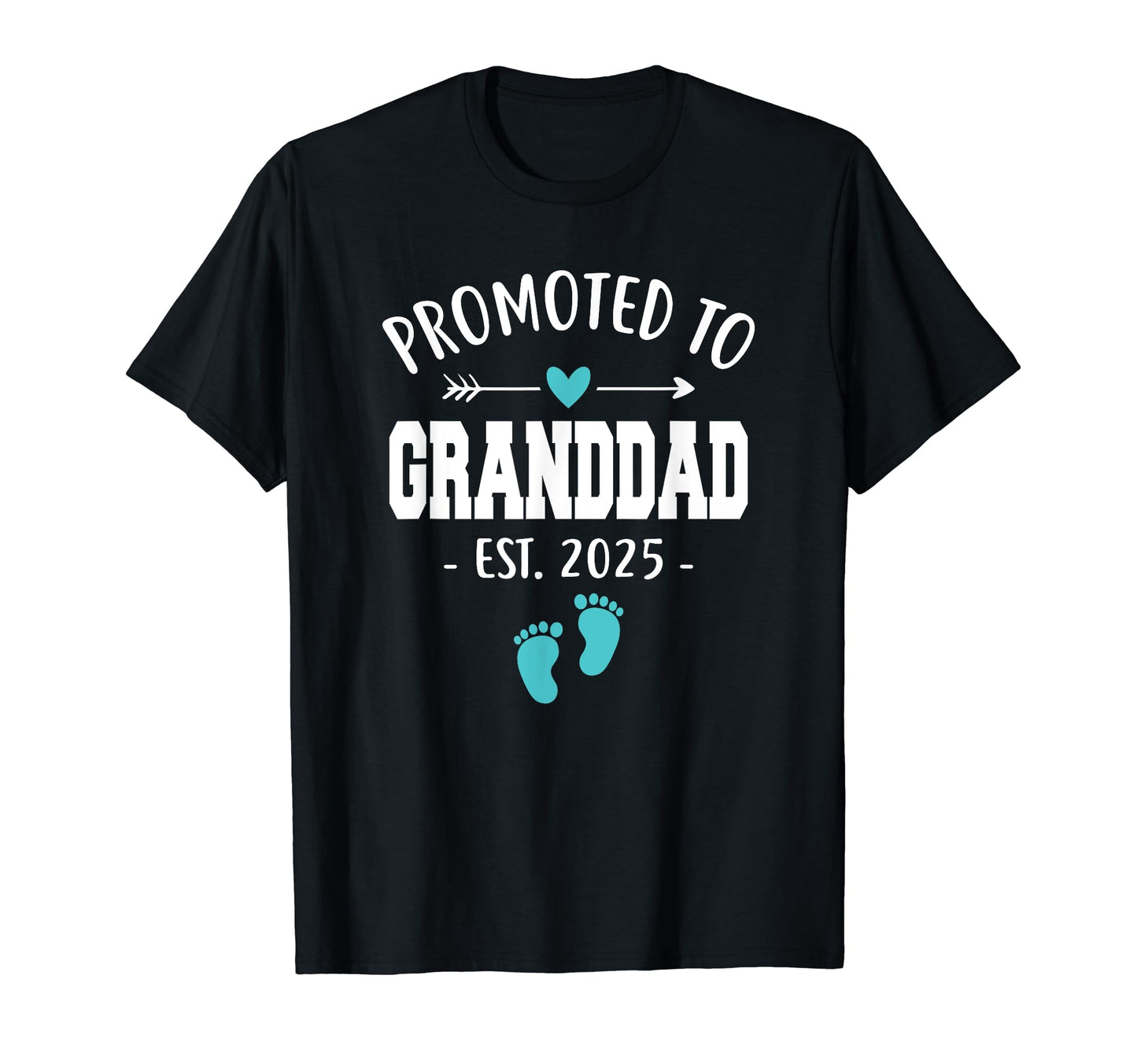 Promoted To Granddad Est 2025 Funny T-Shirt - Novelty Apparel Men Women - T-Shirt, Sweatshirt, Hoodie