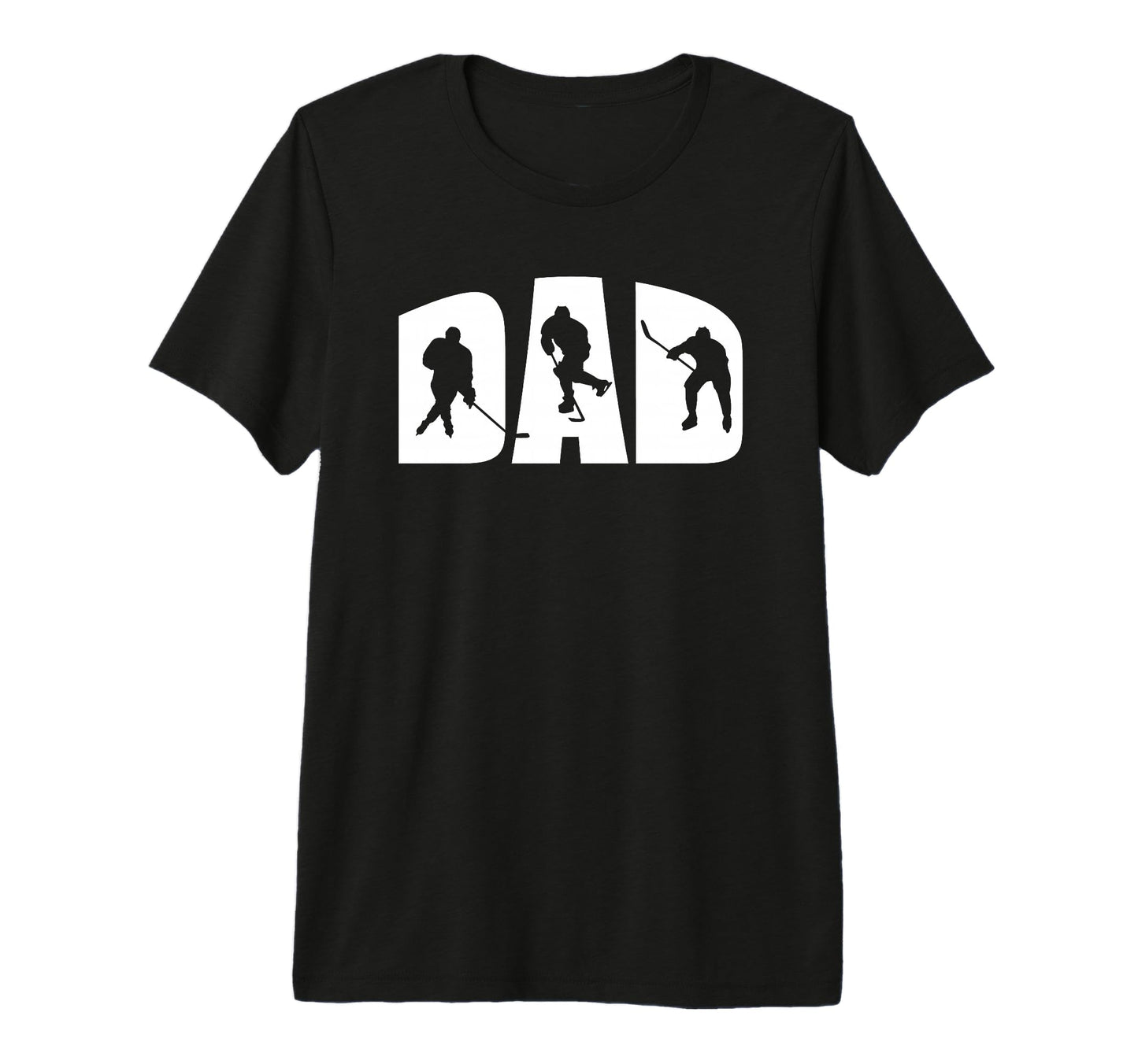 Mens Ice Hockey Dad Hockey Player T-Shirt - Graphic Print for Adults - T-Shirt, Sweatshirt, Hoodie