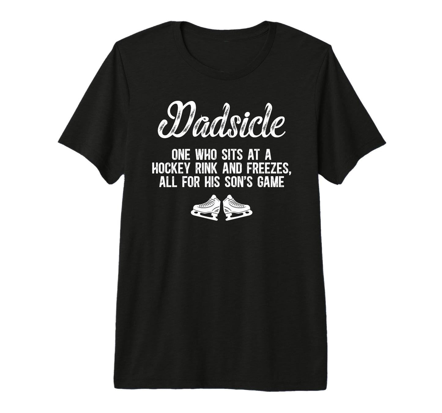 Mens Dadsicle Hockey Dad Ice T-Shirt - Fun Novelty Design for Adults - T-Shirt, Sweatshirt, Hoodie
