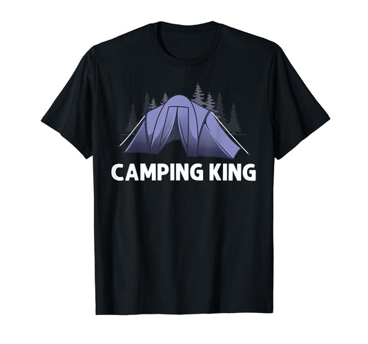 Camping Dad Camper Rv Tent Hiking T-Shirt - Custom Art Print Unisex - T-Shirt, Sweatshirt, Hoodie