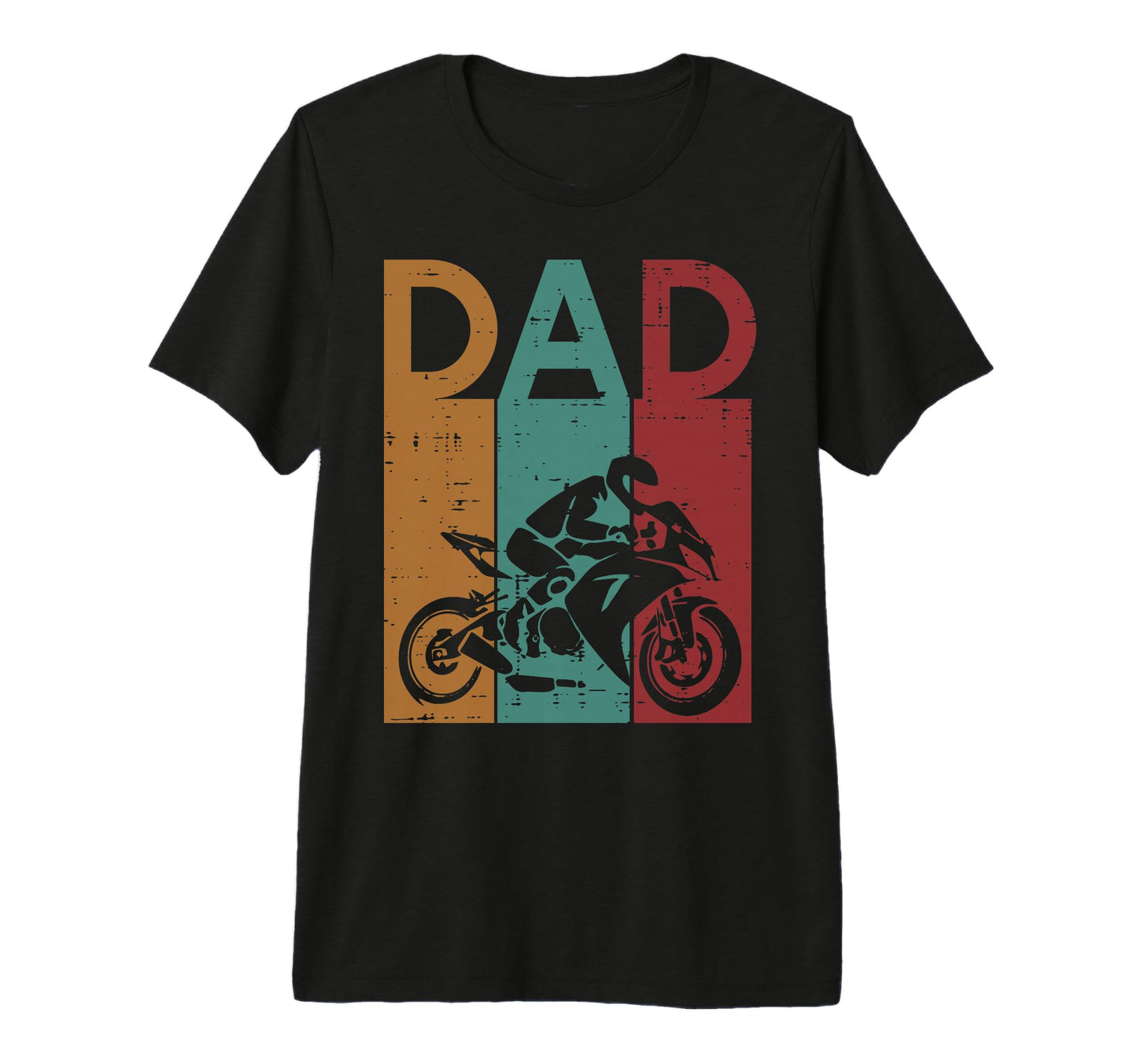 Fathers Day Biker Dad Motorcycle Daddy T-Shirt - Streetwear Style Unisex - T-Shirt, Sweatshirt, Hoodie