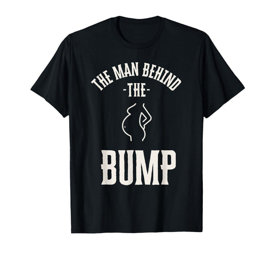 Behind Bump Funny Shower Theme Funny T-Shirt - Unique Graphic Men Women - T-Shirt, Sweatshirt, Hoodie