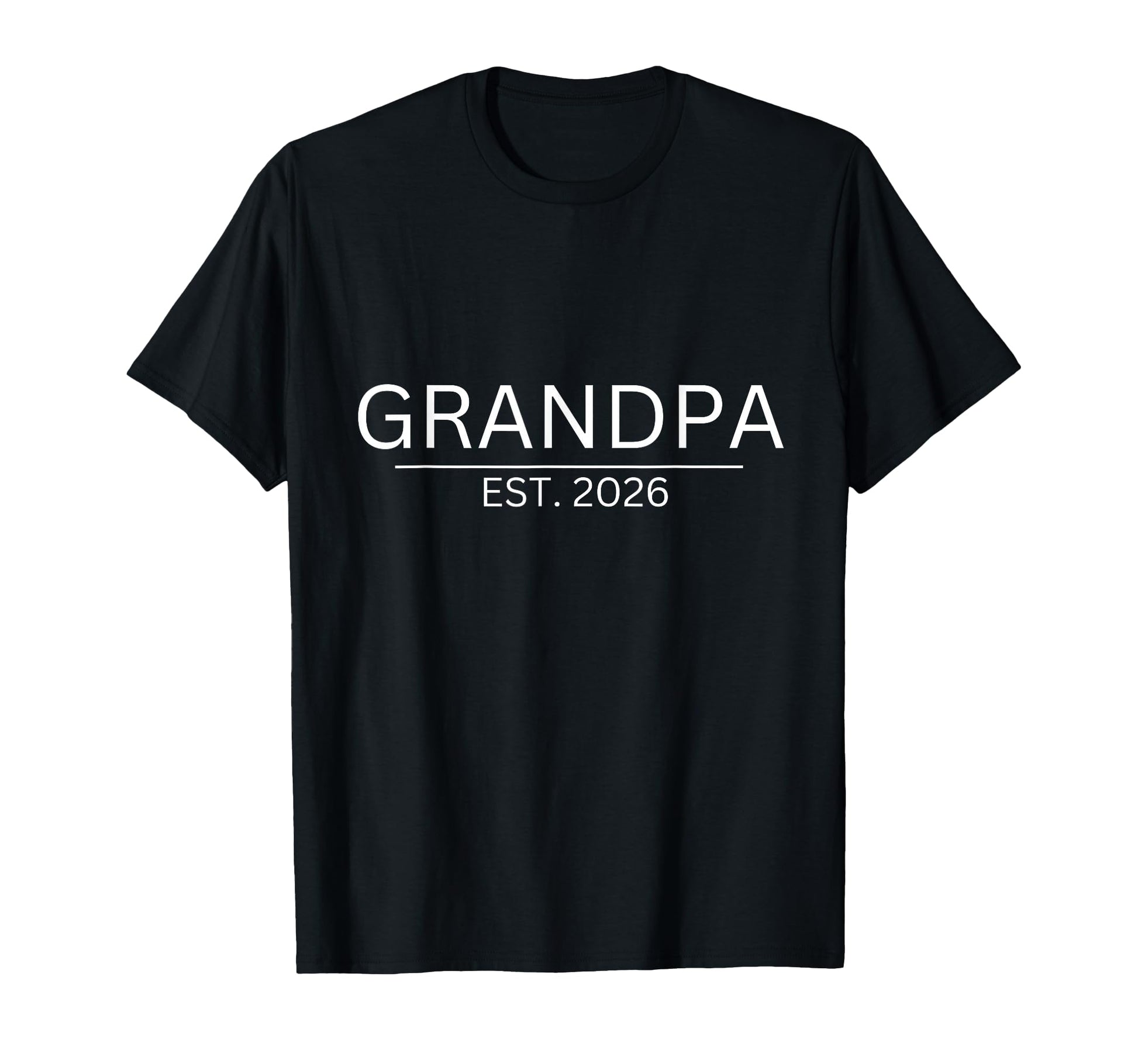 Promoted To Grampa New Grandpa Est 2026 T-Shirt - Trendy Graphic Men Women - T-Shirt, Sweatshirt, Hoodie