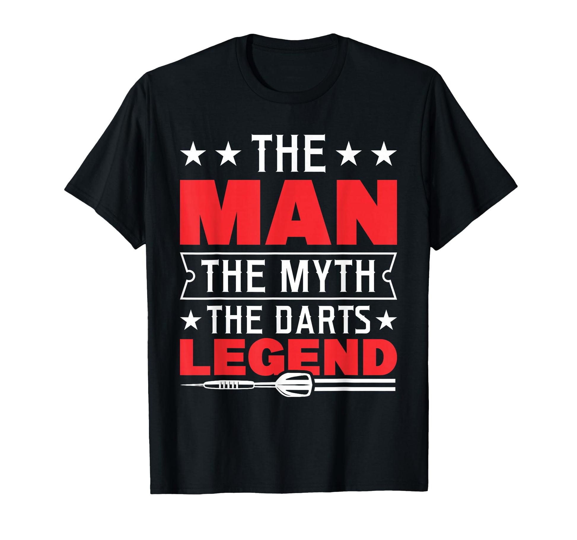 Myth Darts Legend Father Dad Darts T-Shirt - Unique Graphic for Adults - T-Shirt, Sweatshirt, Hoodie
