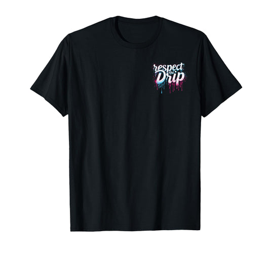 Baseball Drip Ice Cream Respect Drip T-Shirt - Custom Art Print Unisex - T-Shirt, Sweatshirt, Hoodie