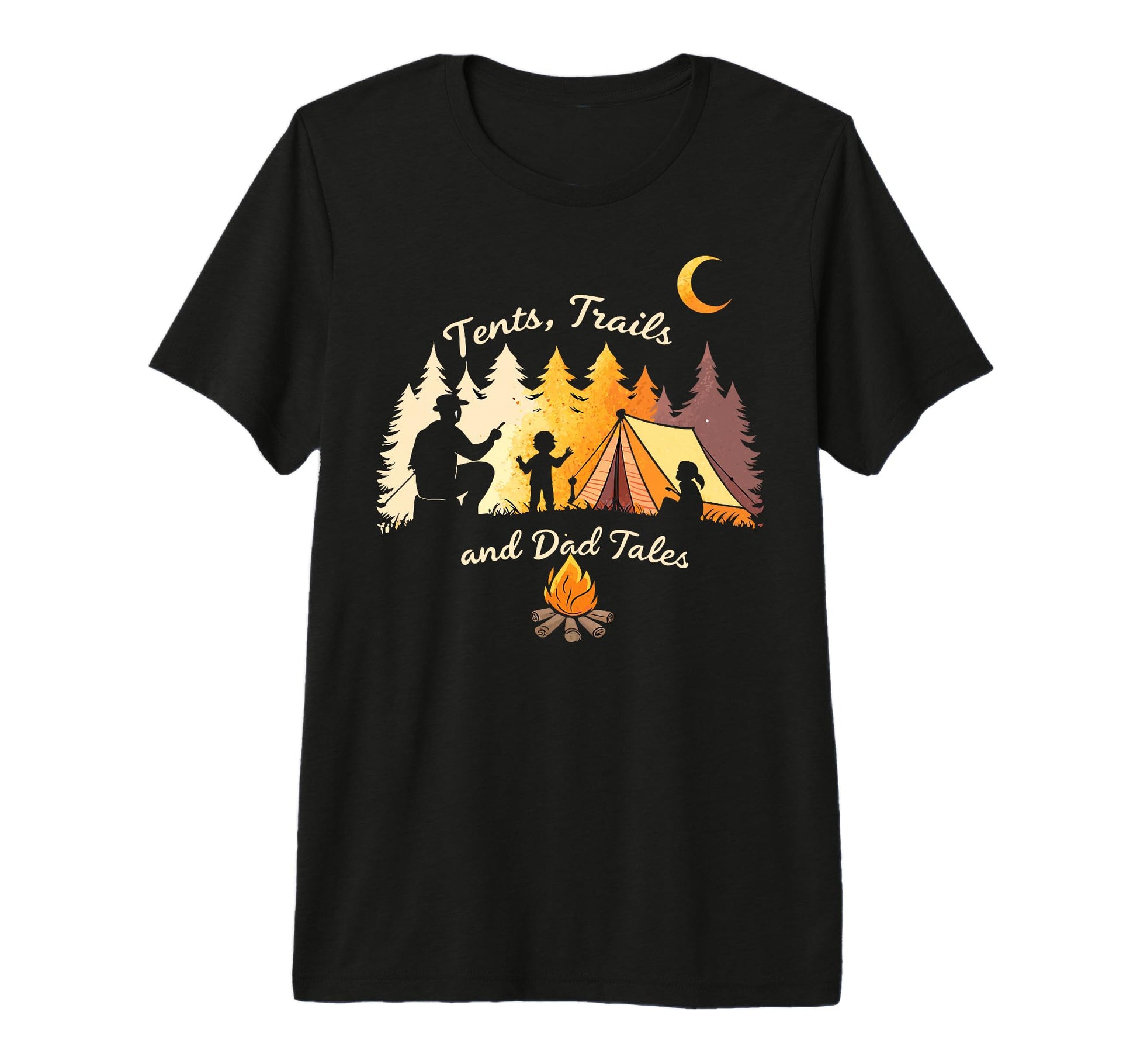 Campfire Stories And Wilderness T-Shirt - Aesthetic Graphic Unisex - T-Shirt, Sweatshirt, Hoodie