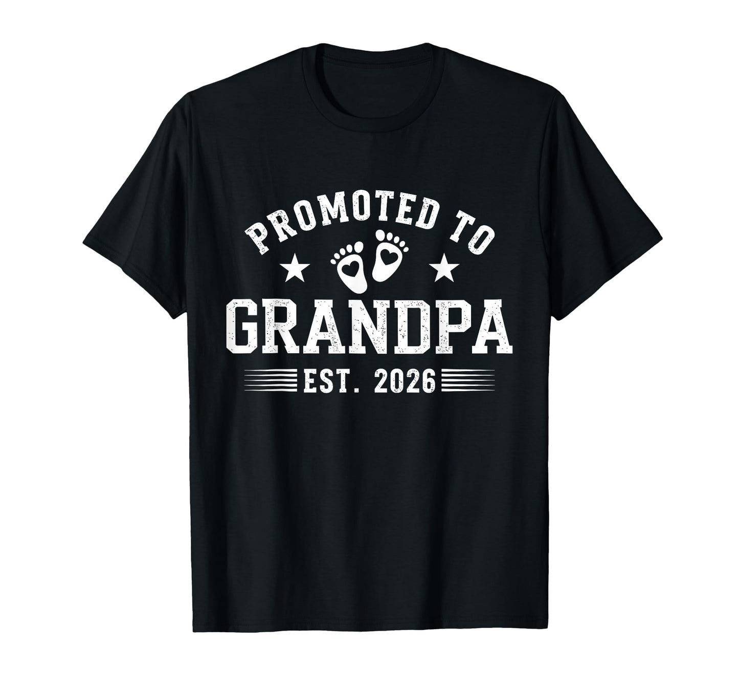 Promoted To Grandpa 2026 T-Shirt - Trendy Graphic for Adults - T-Shirt, Sweatshirt, Hoodie