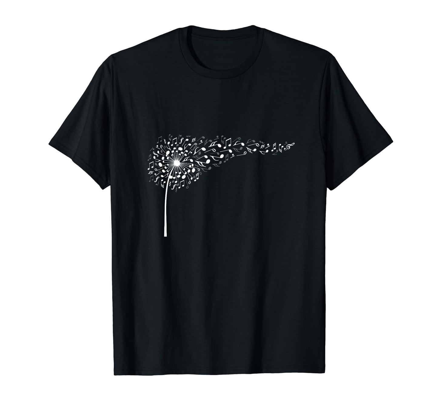 Dandelion Blowing Music Notes Gift T-Shirt - Trendy Graphic Men Women - T-Shirt, Sweatshirt, Hoodie