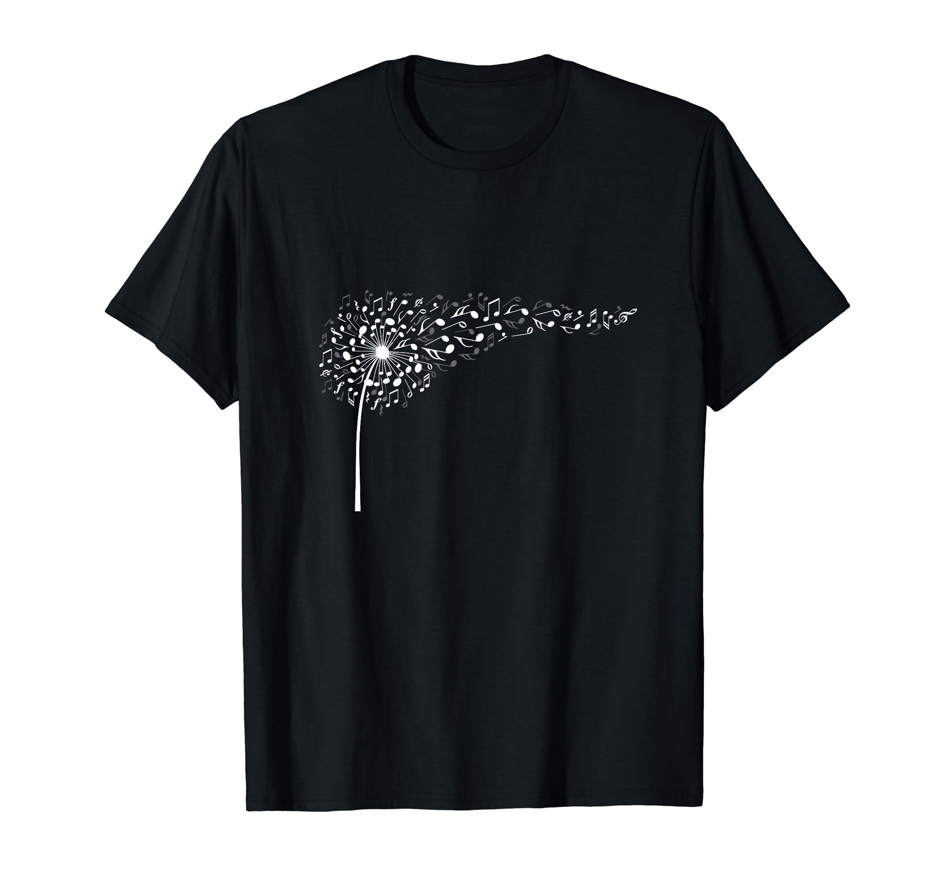 Dandelion Blowing Music Notes Gift T-Shirt - Trendy Graphic Men Women - T-Shirt, Sweatshirt, Hoodie