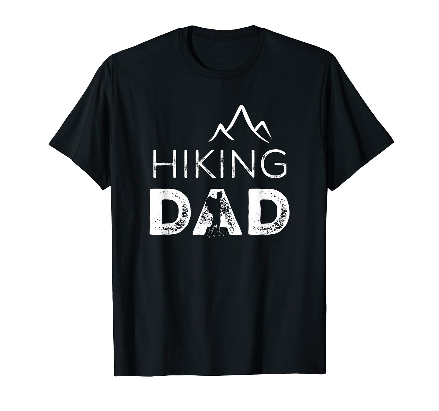 Mens Hiking Dad Hiker Fathers Day T-Shirt - Minimalist Print for Adults - T-Shirt, Sweatshirt, Hoodie