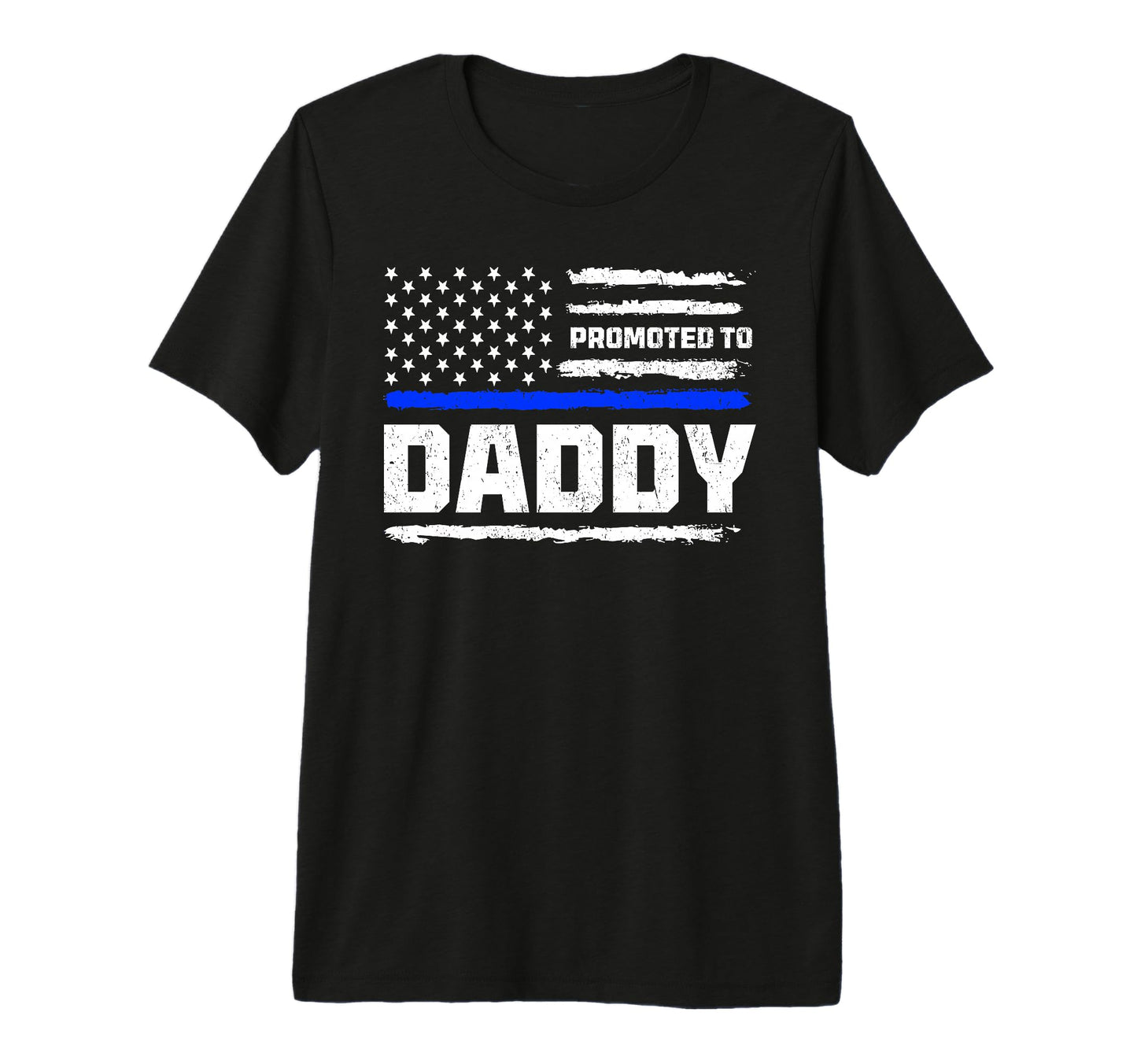 New First Time Dad Law Enforcement Police T-Shirt - Unique Graphic Unisex - T-Shirt, Sweatshirt, Hoodie