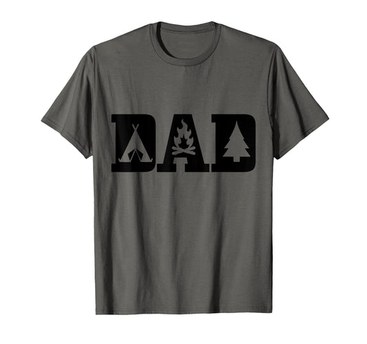 Camping Dad Outdoor Hiking Nature Lover T-Shirt - Unique Graphic Men Women - T-Shirt, Sweatshirt, Hoodie