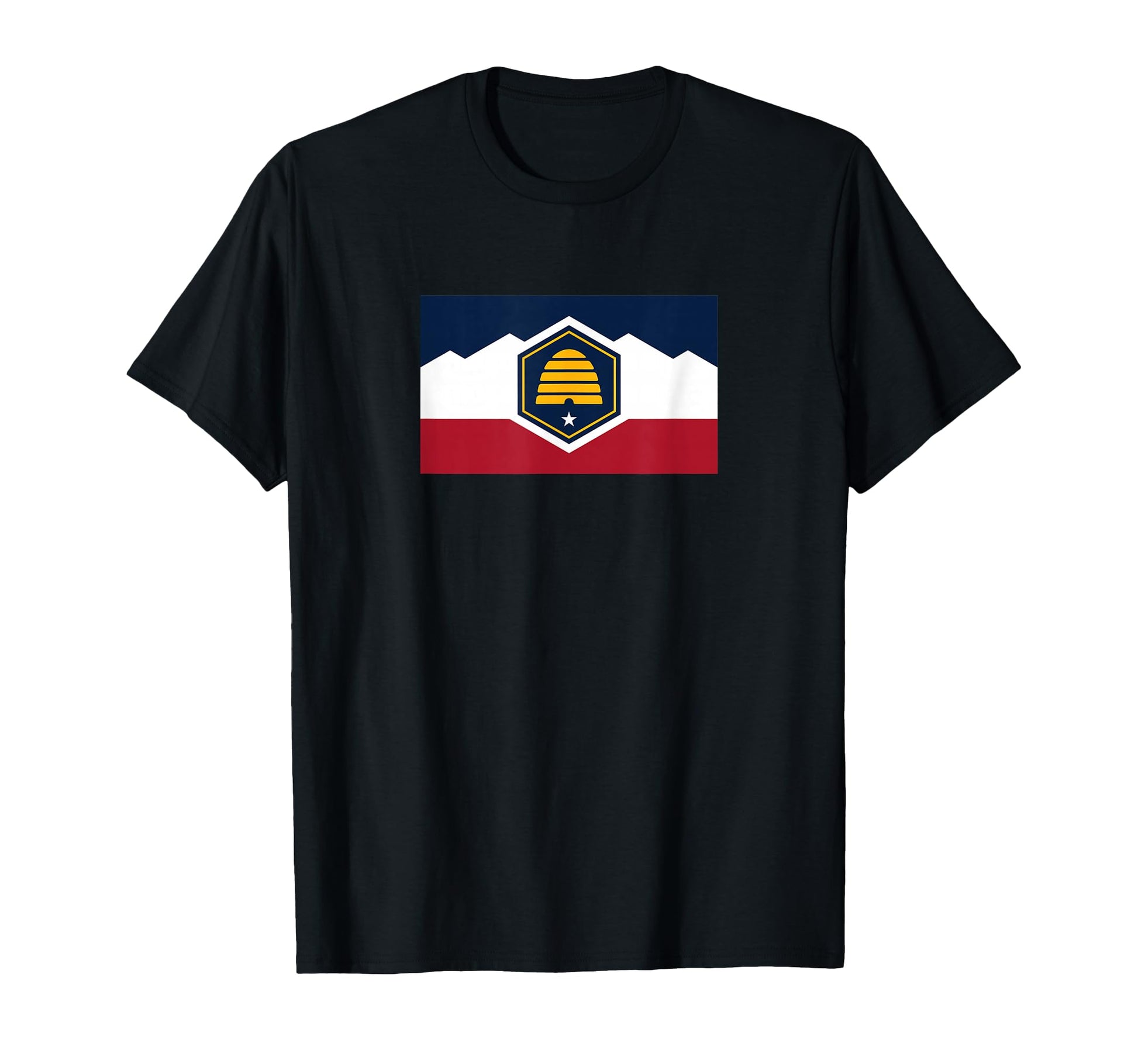 Flag Utah Utah State Flag Beehive T-Shirt - Aesthetic Graphic for Adults - T-Shirt, Sweatshirt, Hoodie